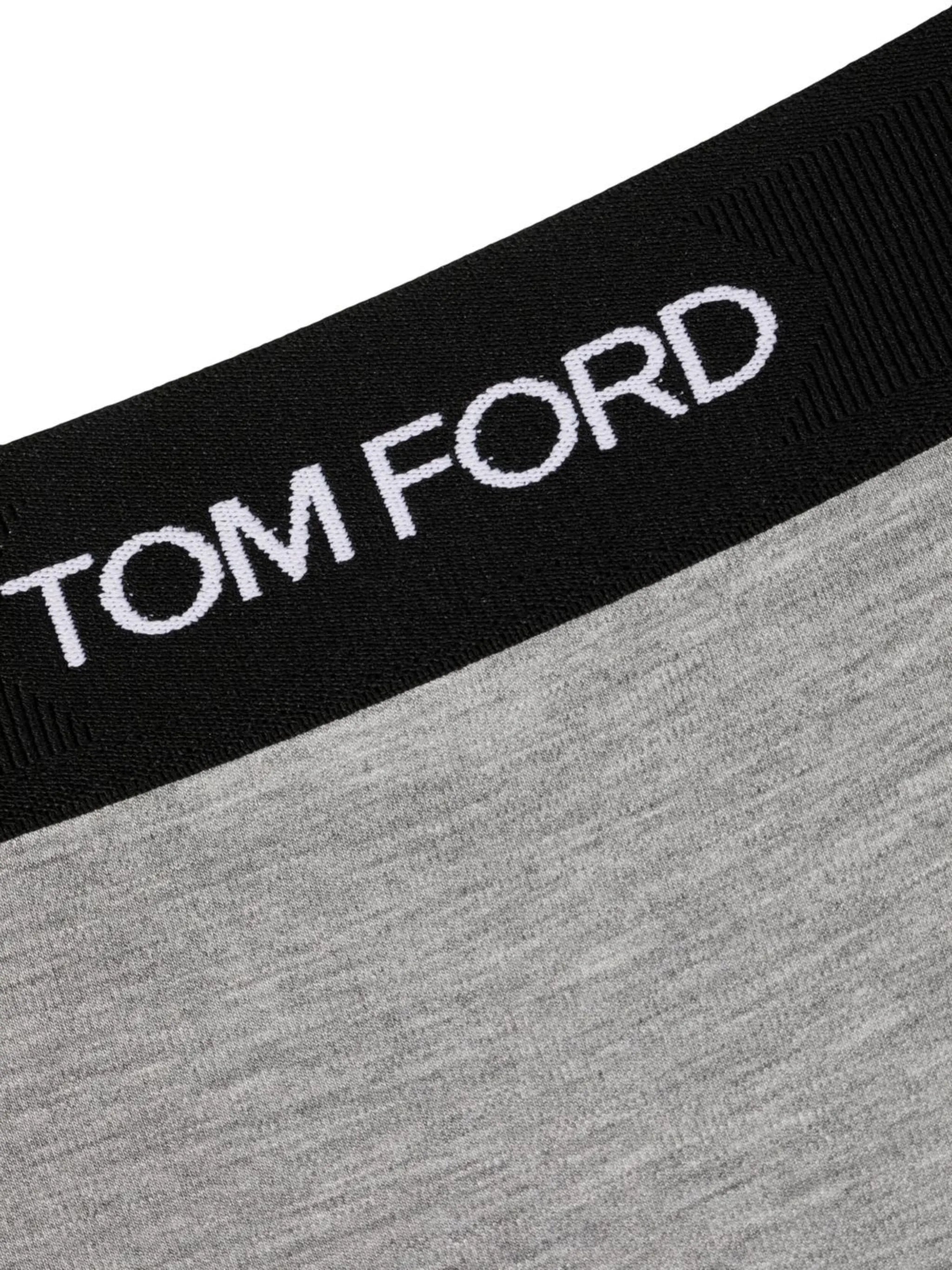 logo-waistband thong