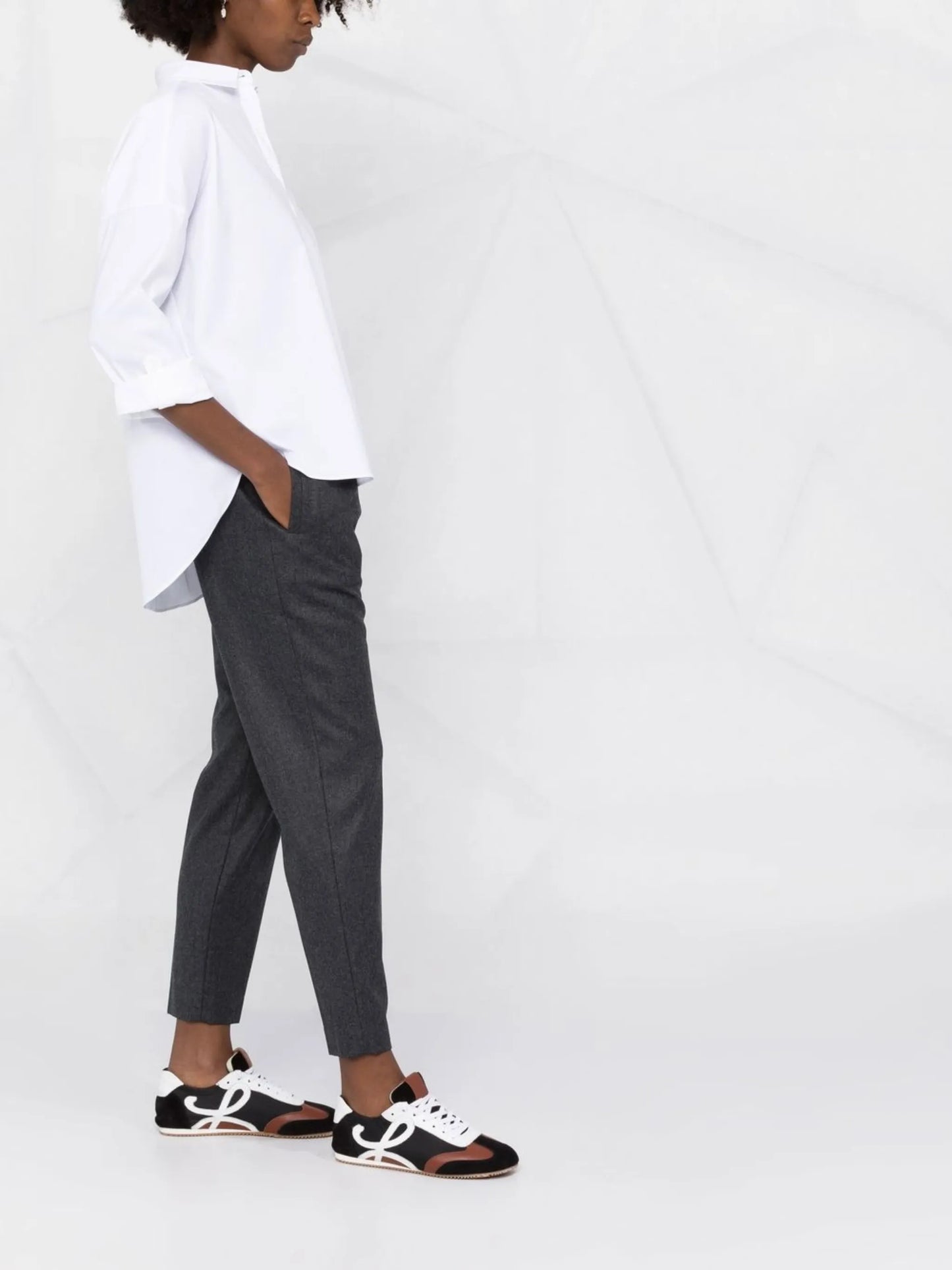 concealed-front fastening shirt