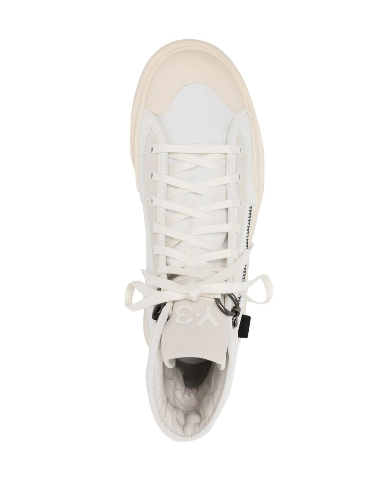 zip-detail high-top sneakers