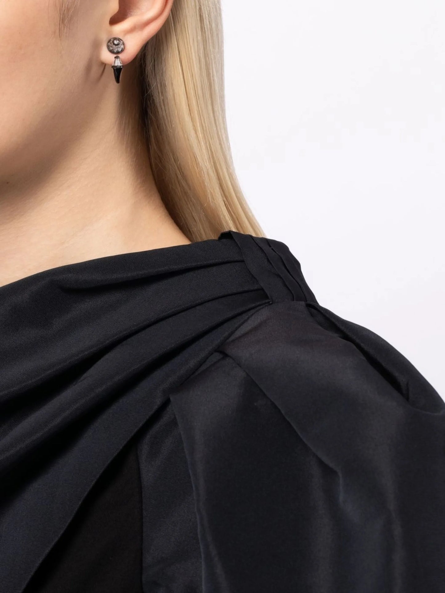 18kt white gold Enery diamond jacket earrings