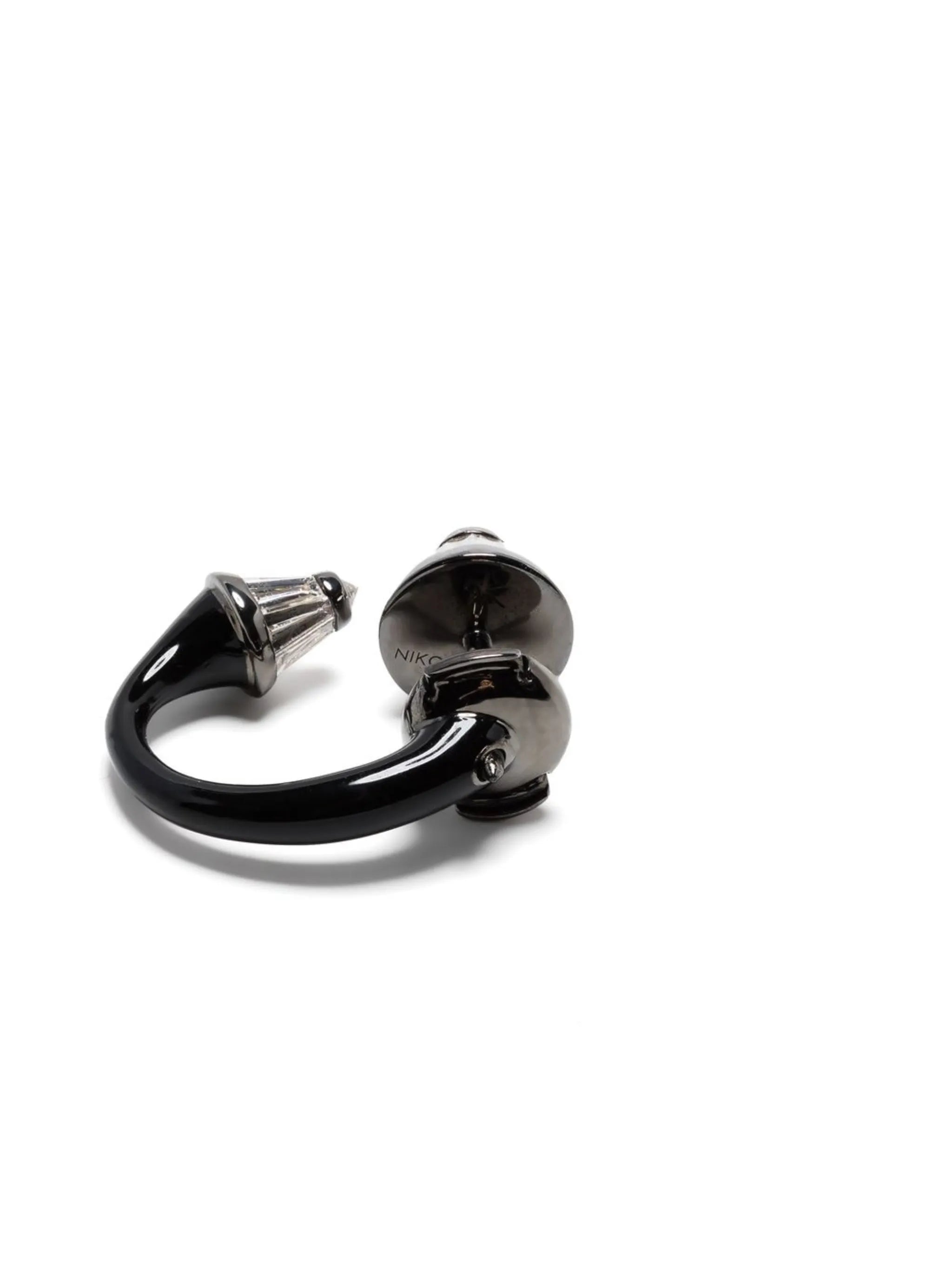 18kt white gold Enery diamond jacket earrings