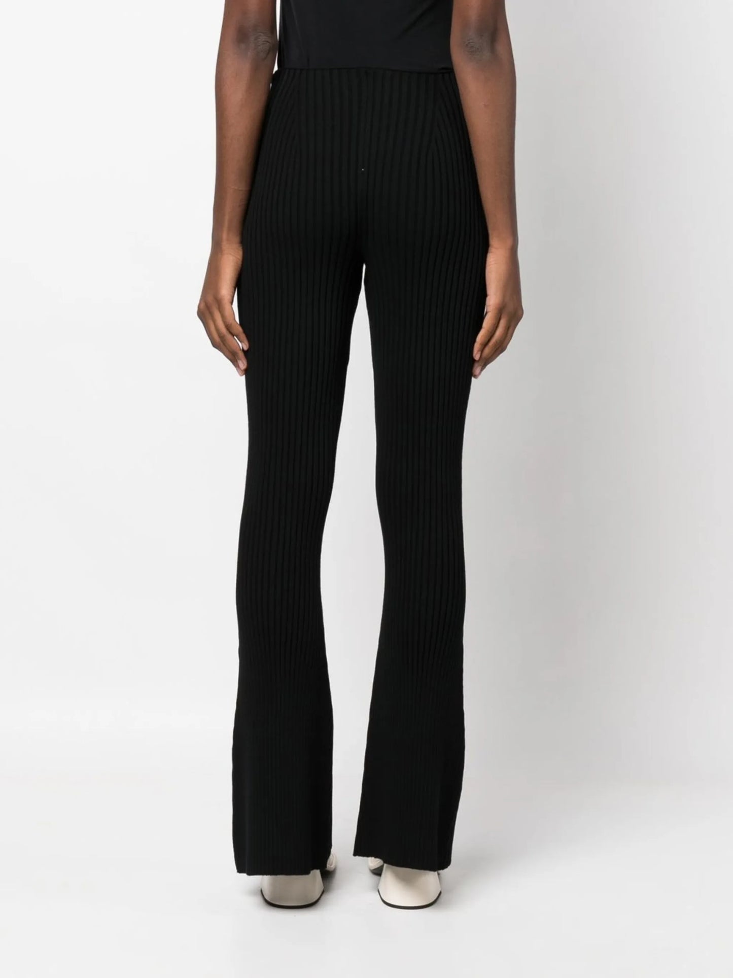 70s ribbed flared trousers