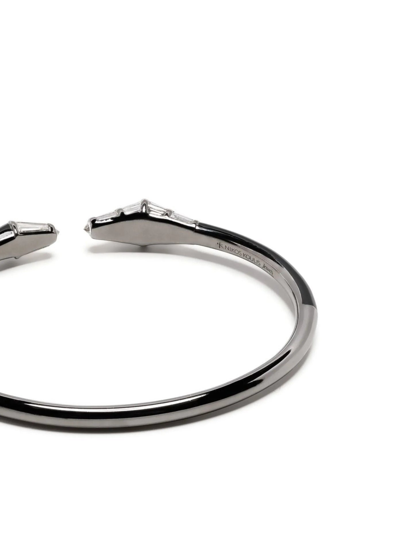 18kt white gold Energy diamond bangle bracelet