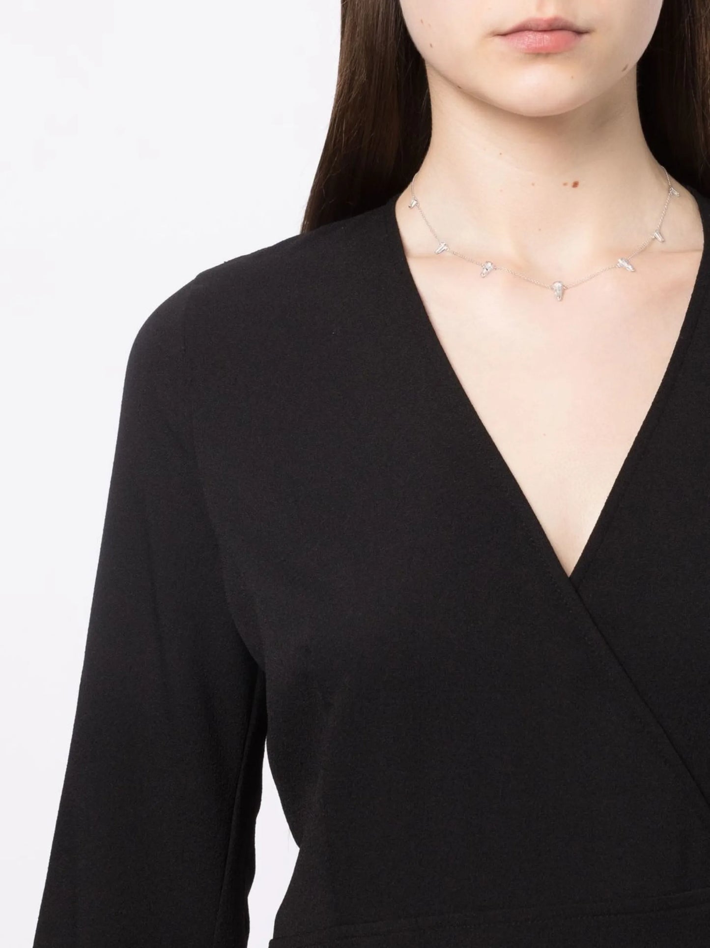 18kt white gold Energy diamond necklace