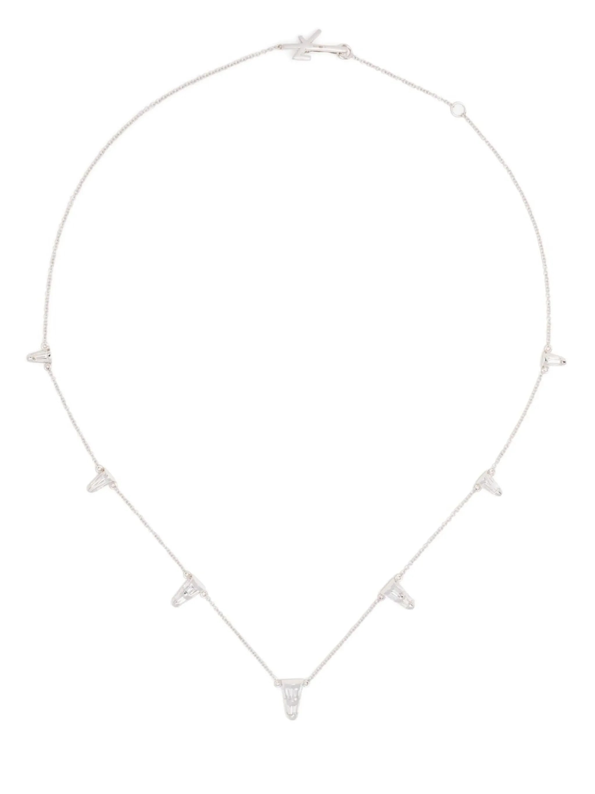 18kt white gold Energy diamond necklace