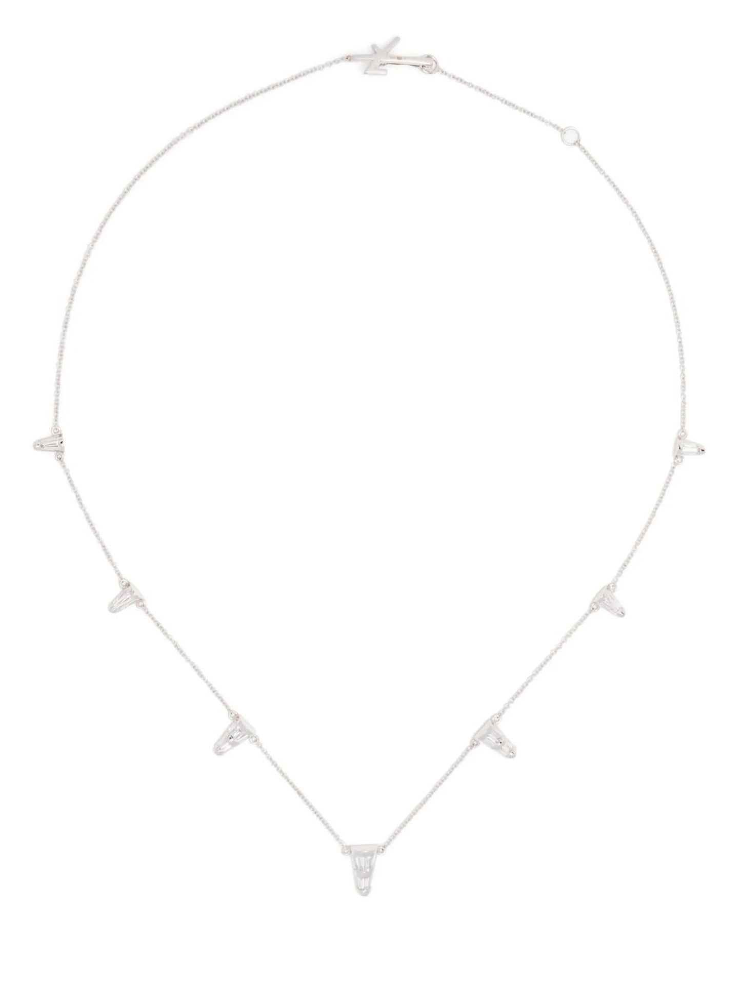 18kt white gold Energy diamond necklace