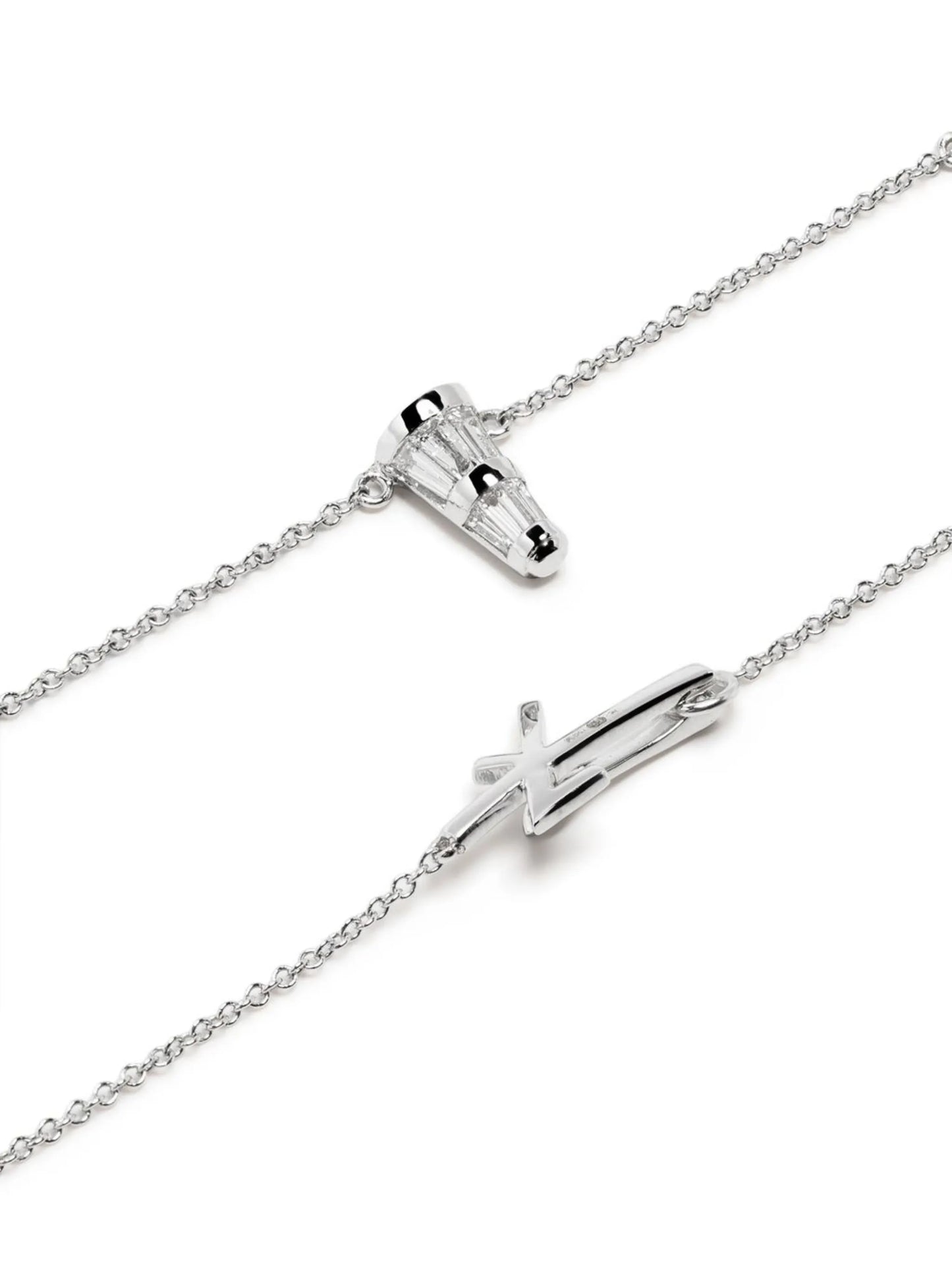 18kt white gold Energy diamond necklace