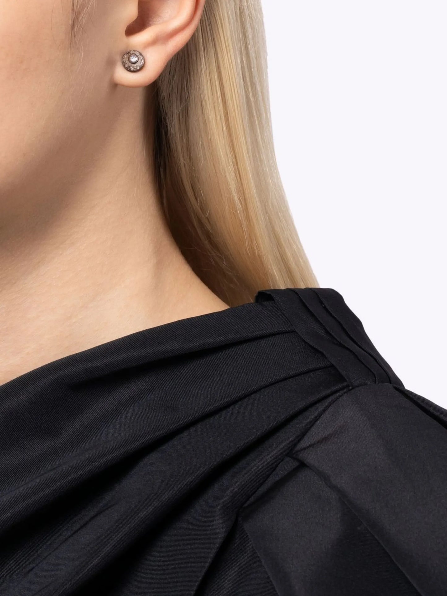 18kt white gold Energy diamond stud earrings