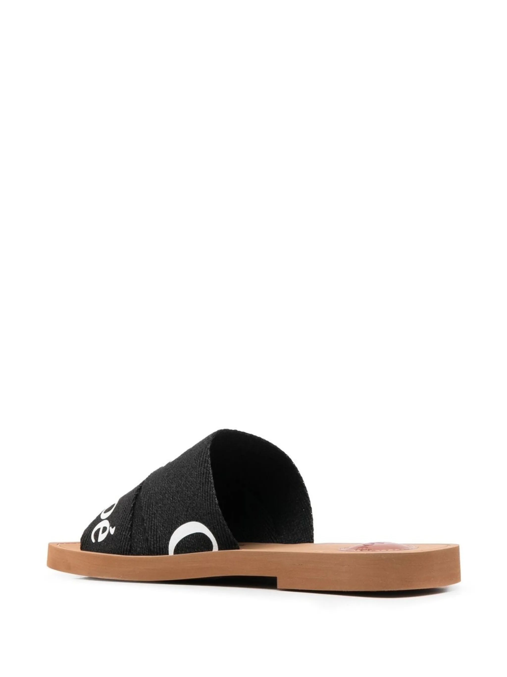 logo-strap sandals