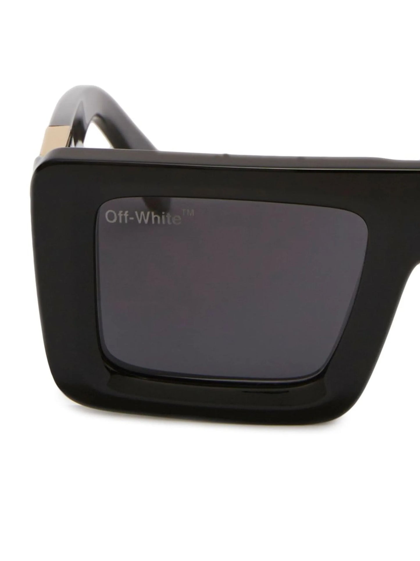 Arrows-motif tinted sunglasses