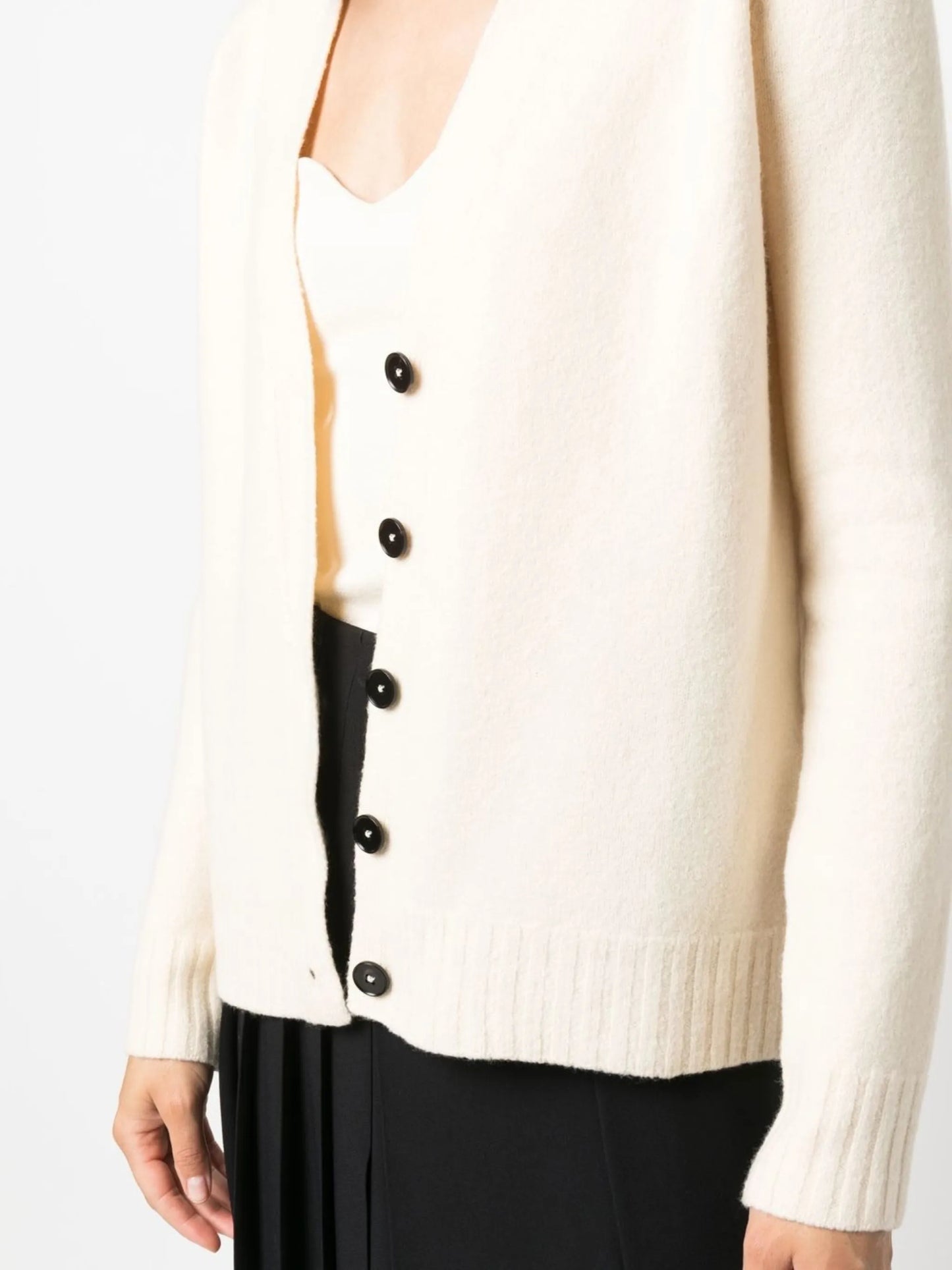 button-down knit cardigan
