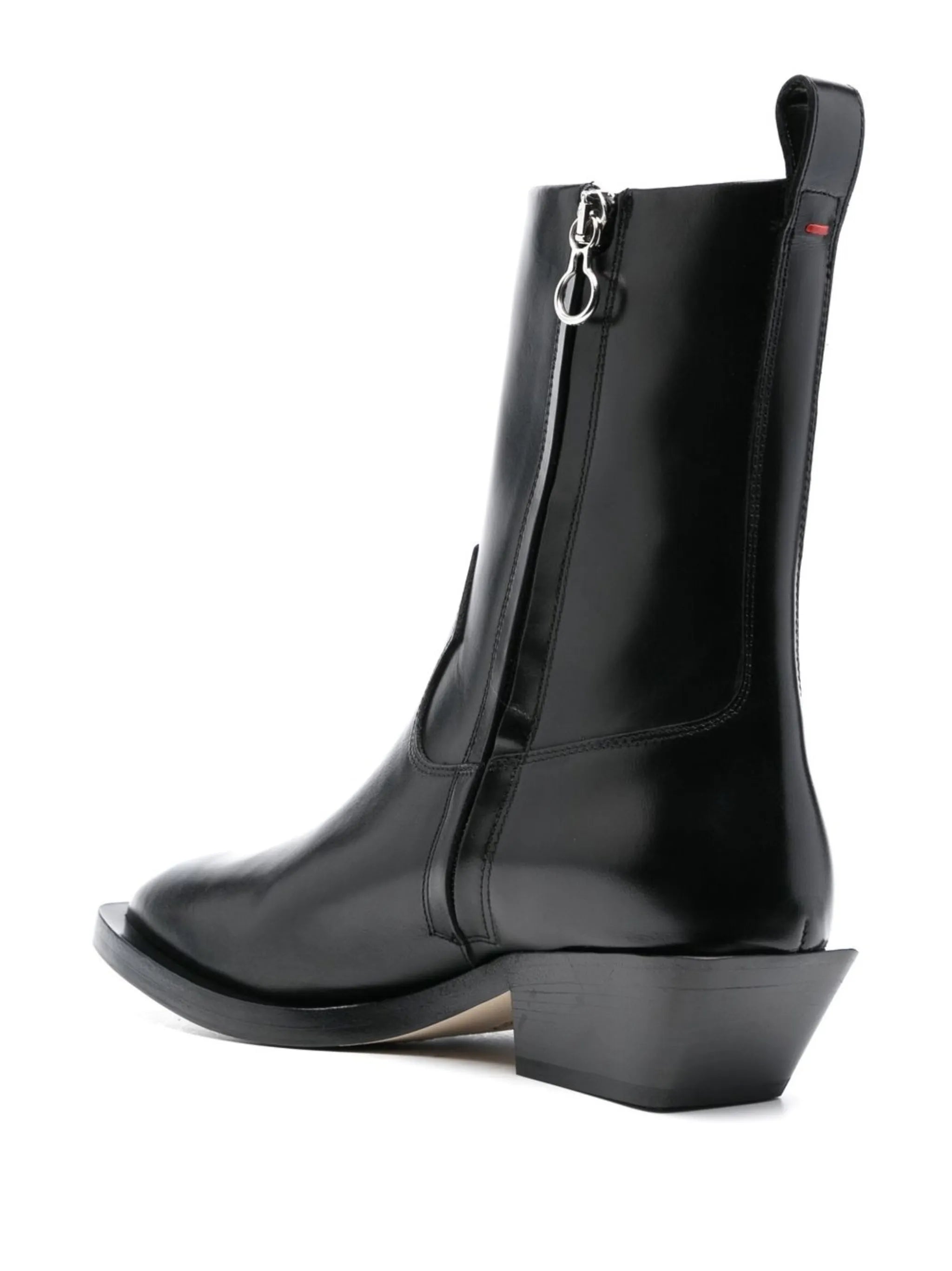 tapered-heel ankle boots