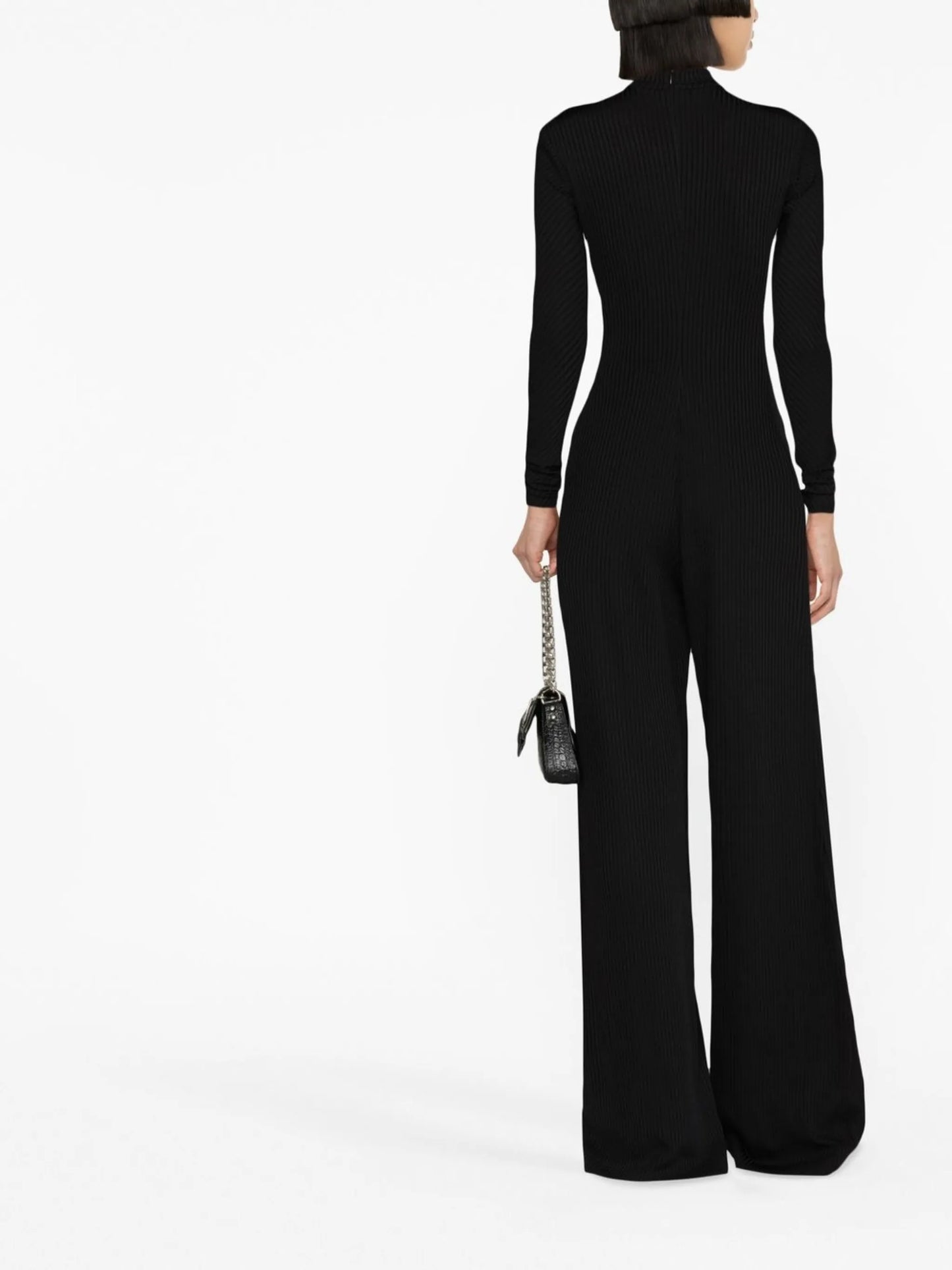 ribbed-knit jumpsuit