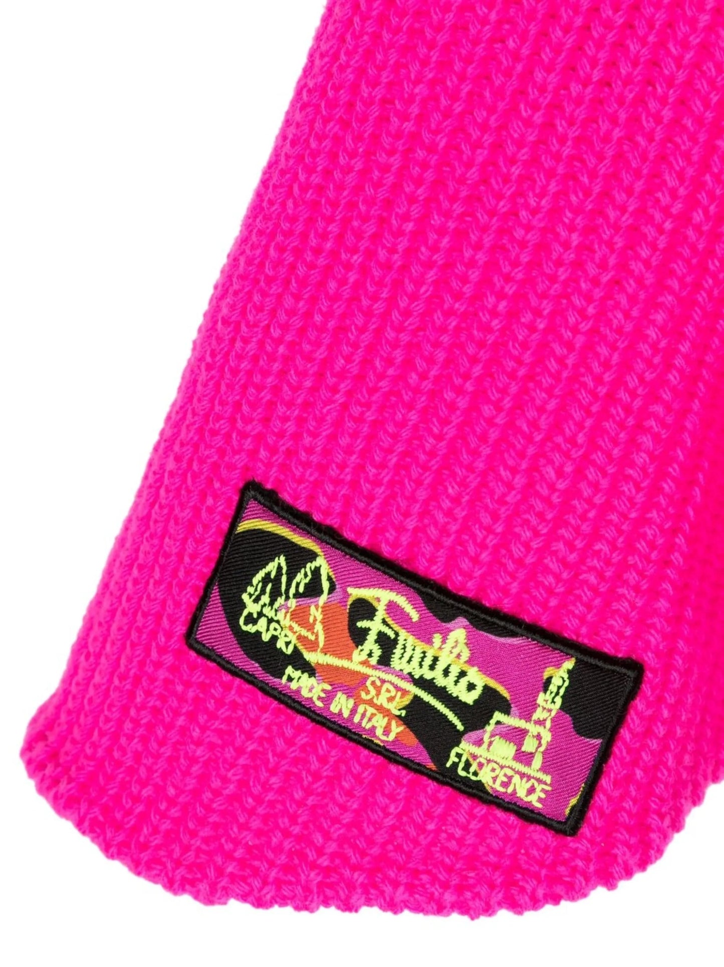 colour-block wool snood