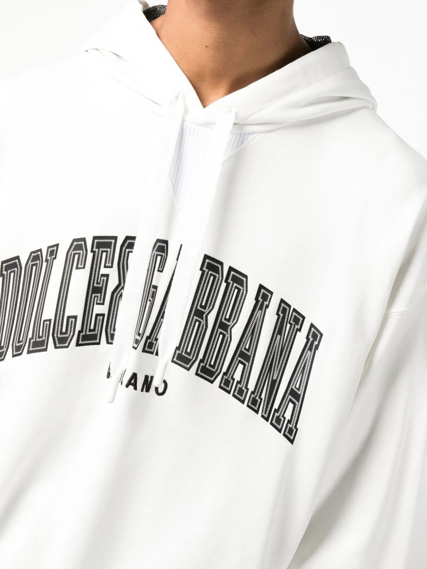 logo-appliqué varsity hoodie