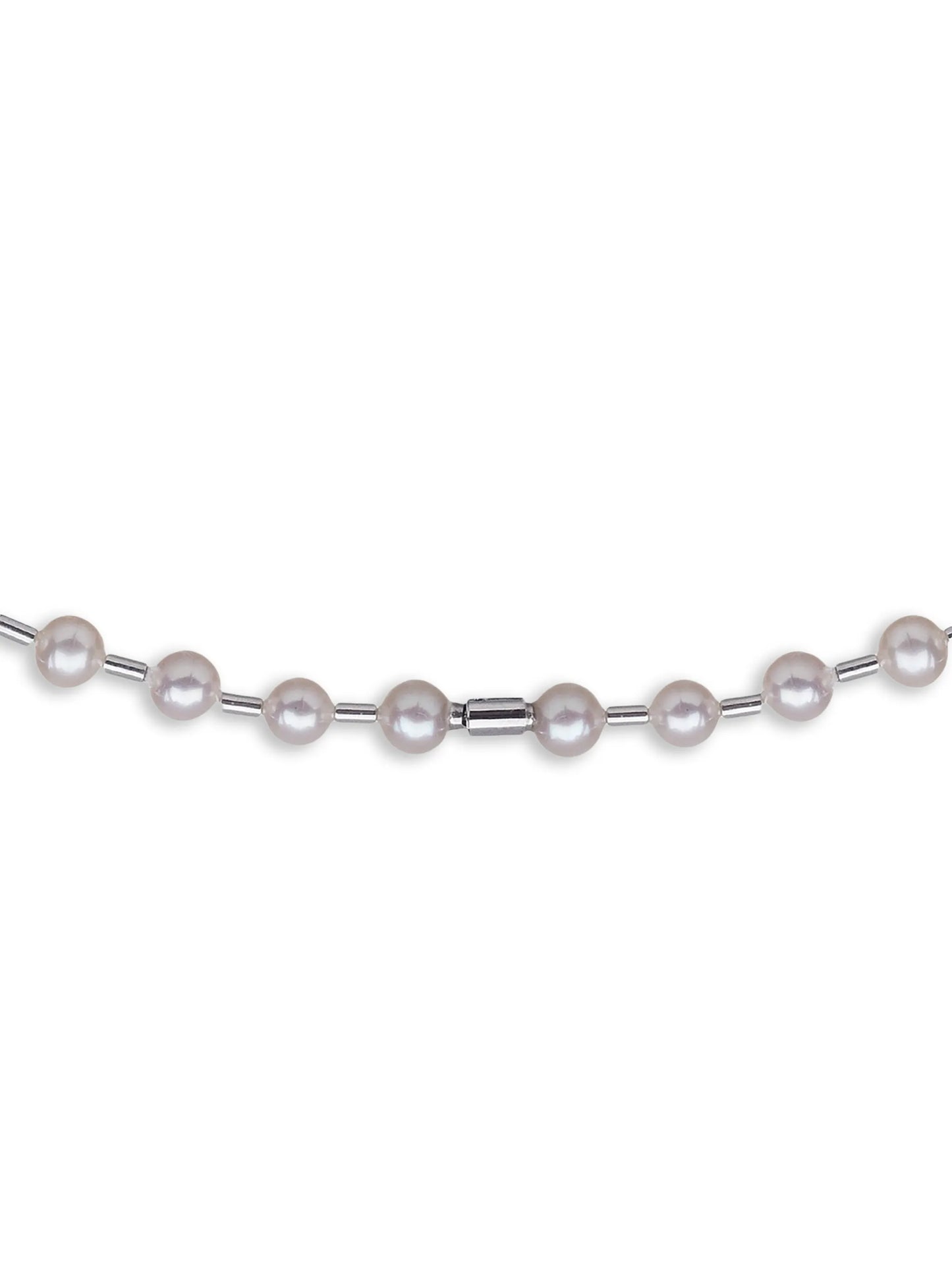 Vita diamond and pearl necklace