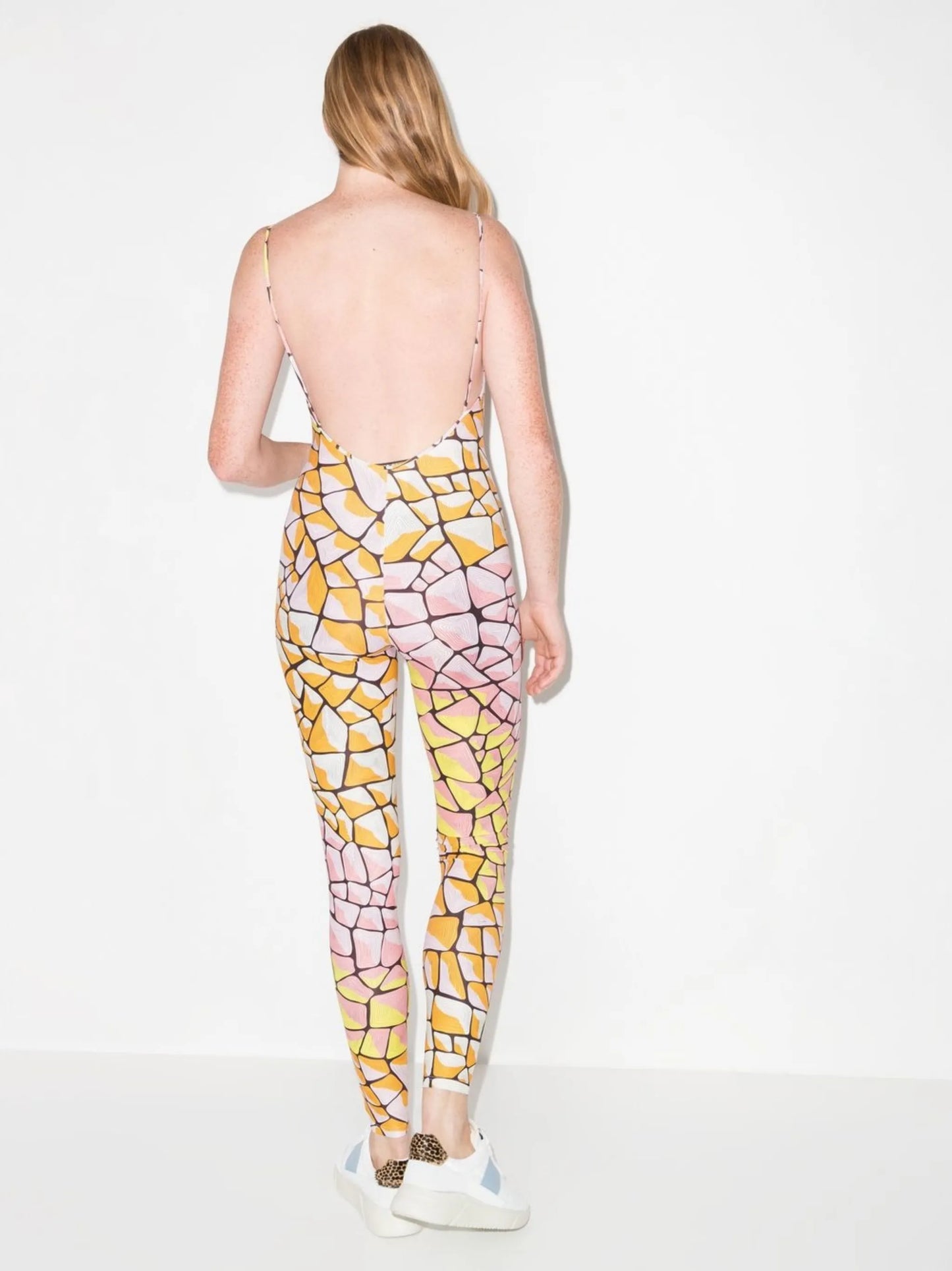 Tartuca-print jumpsuit