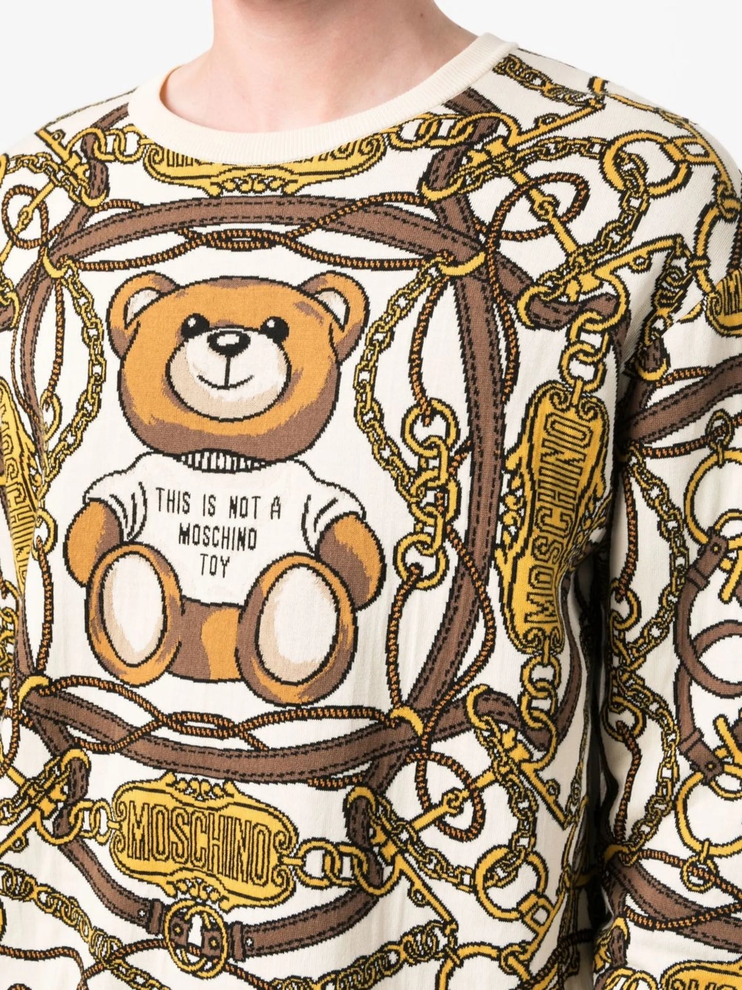 logo crew-neck jumper