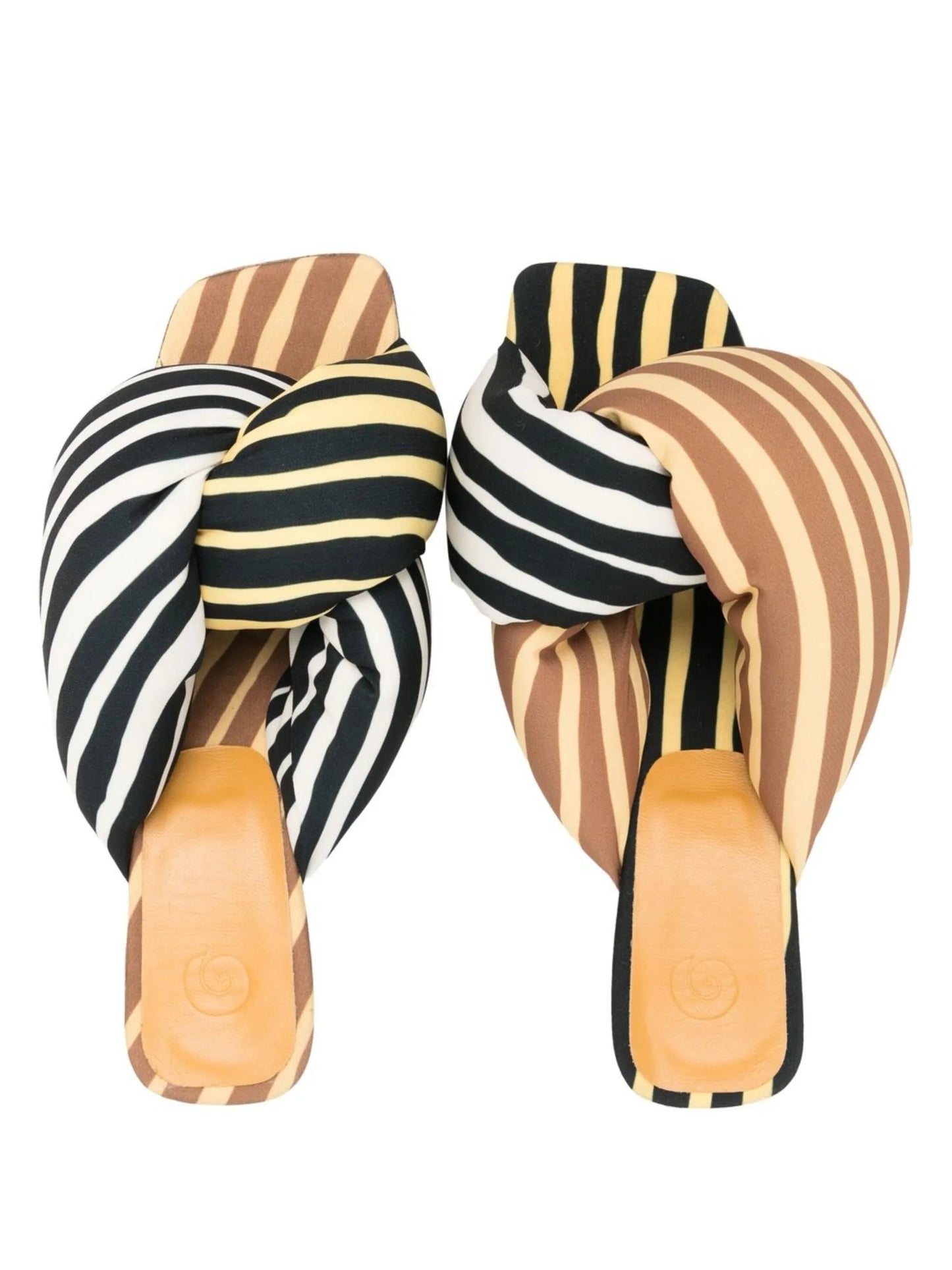 Momber 70mm heeled mules