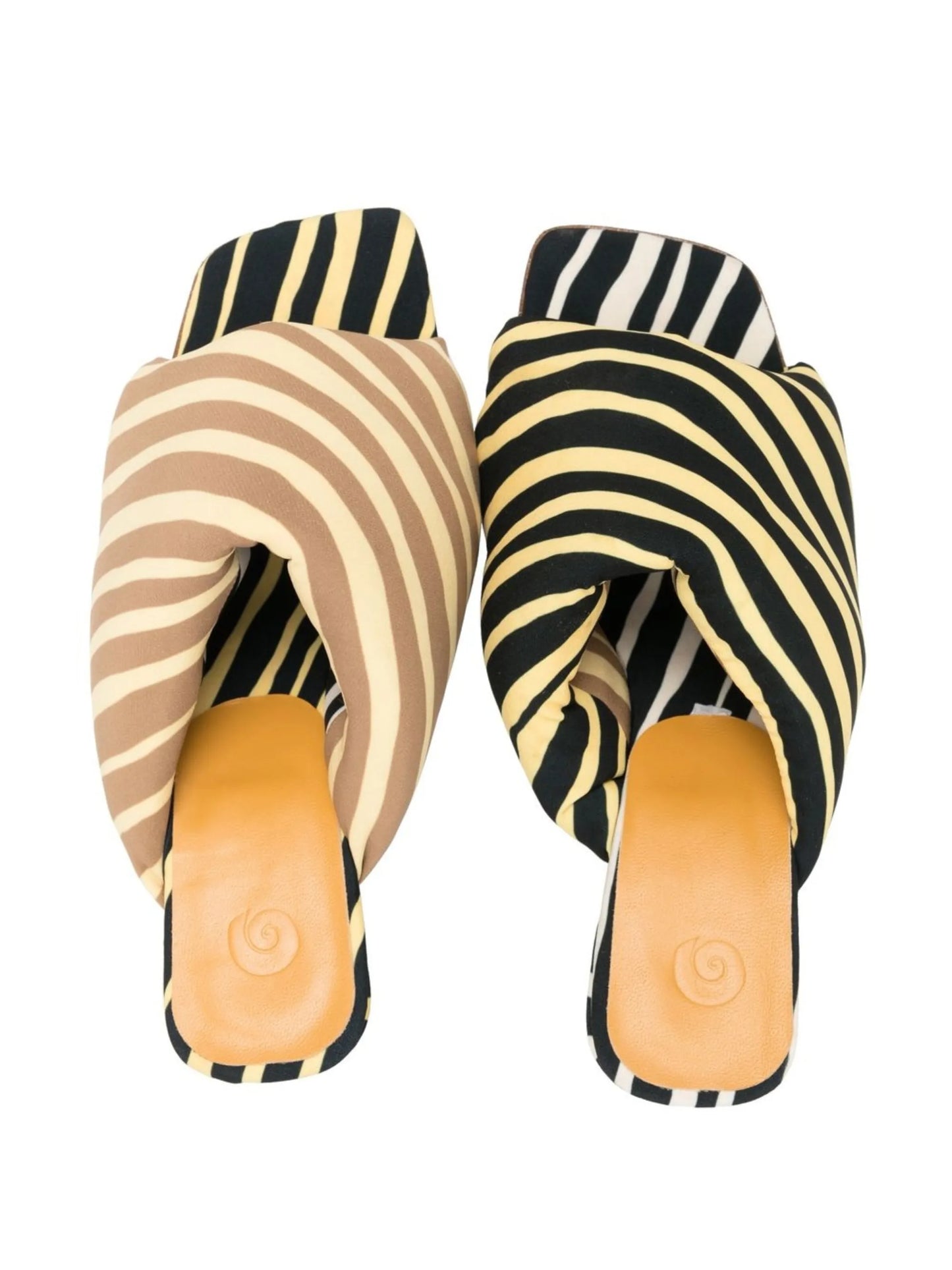 Evan 100mm zebra-print sandals