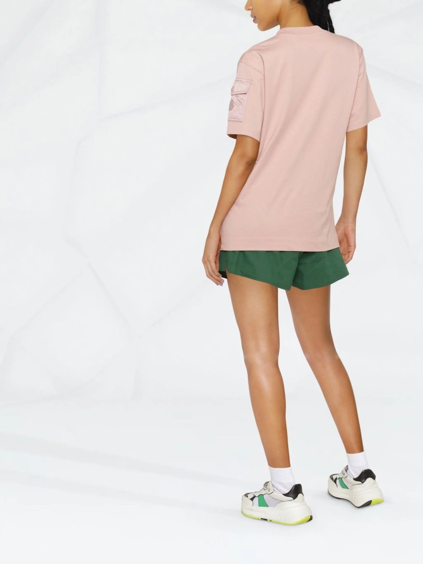 logo-patch cotton T-shirt
