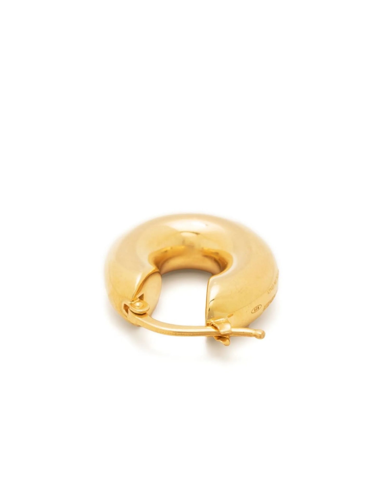 sculptural hoop earrings