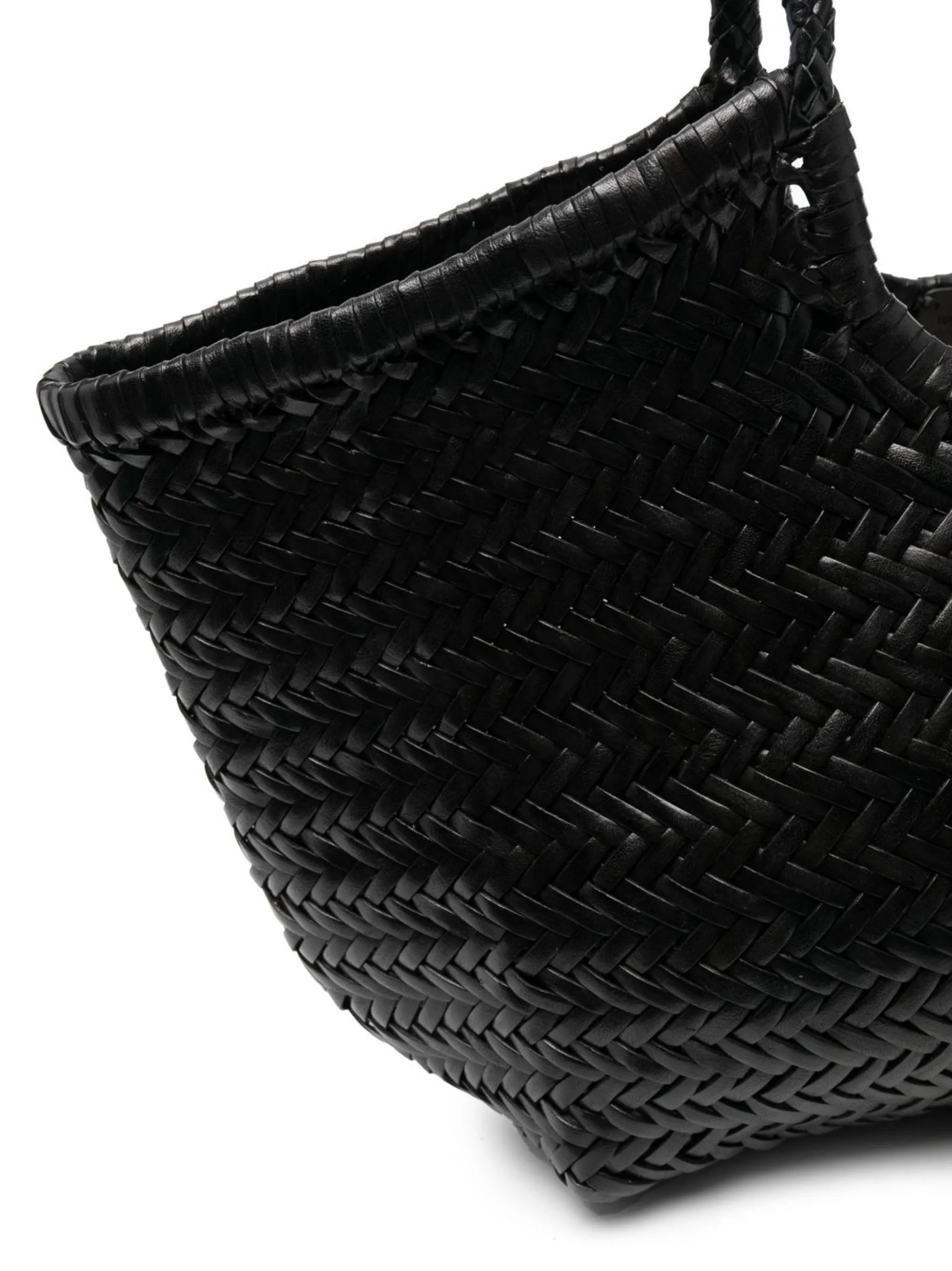 Nantucket interwoven leather tote bag