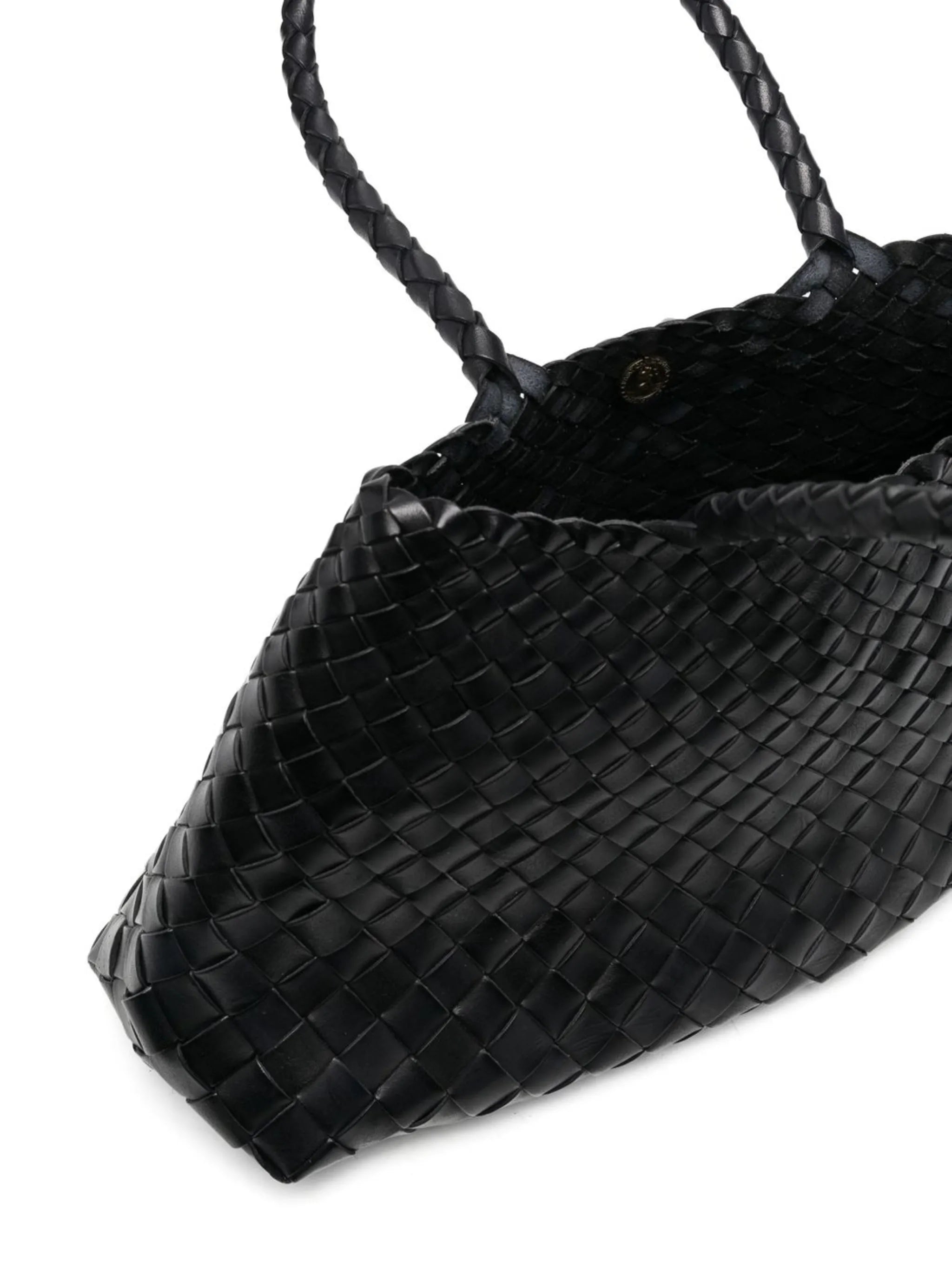 Santa Croce interwoven leather tote bag
