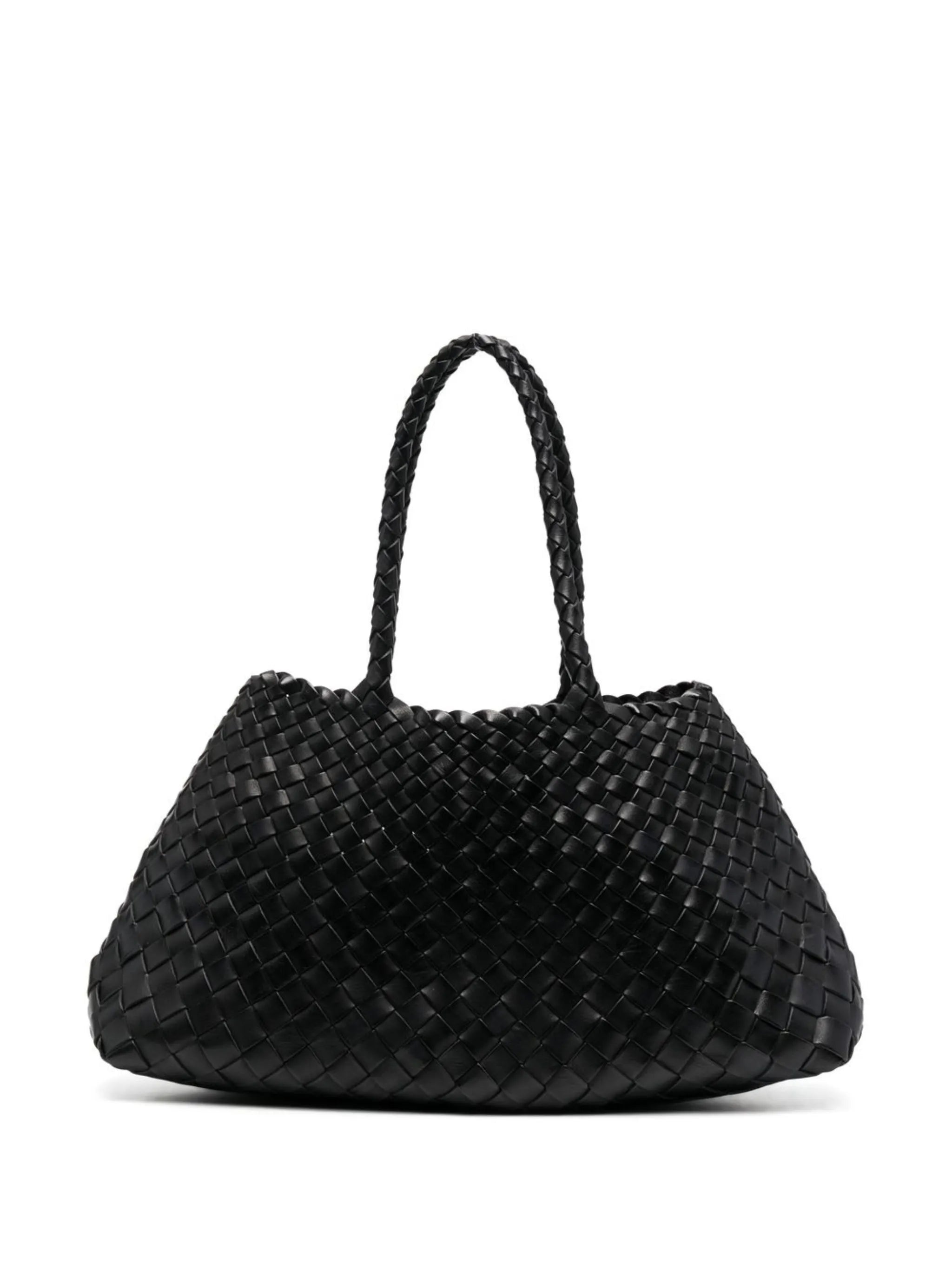 Santa Croce interwoven leather tote bag