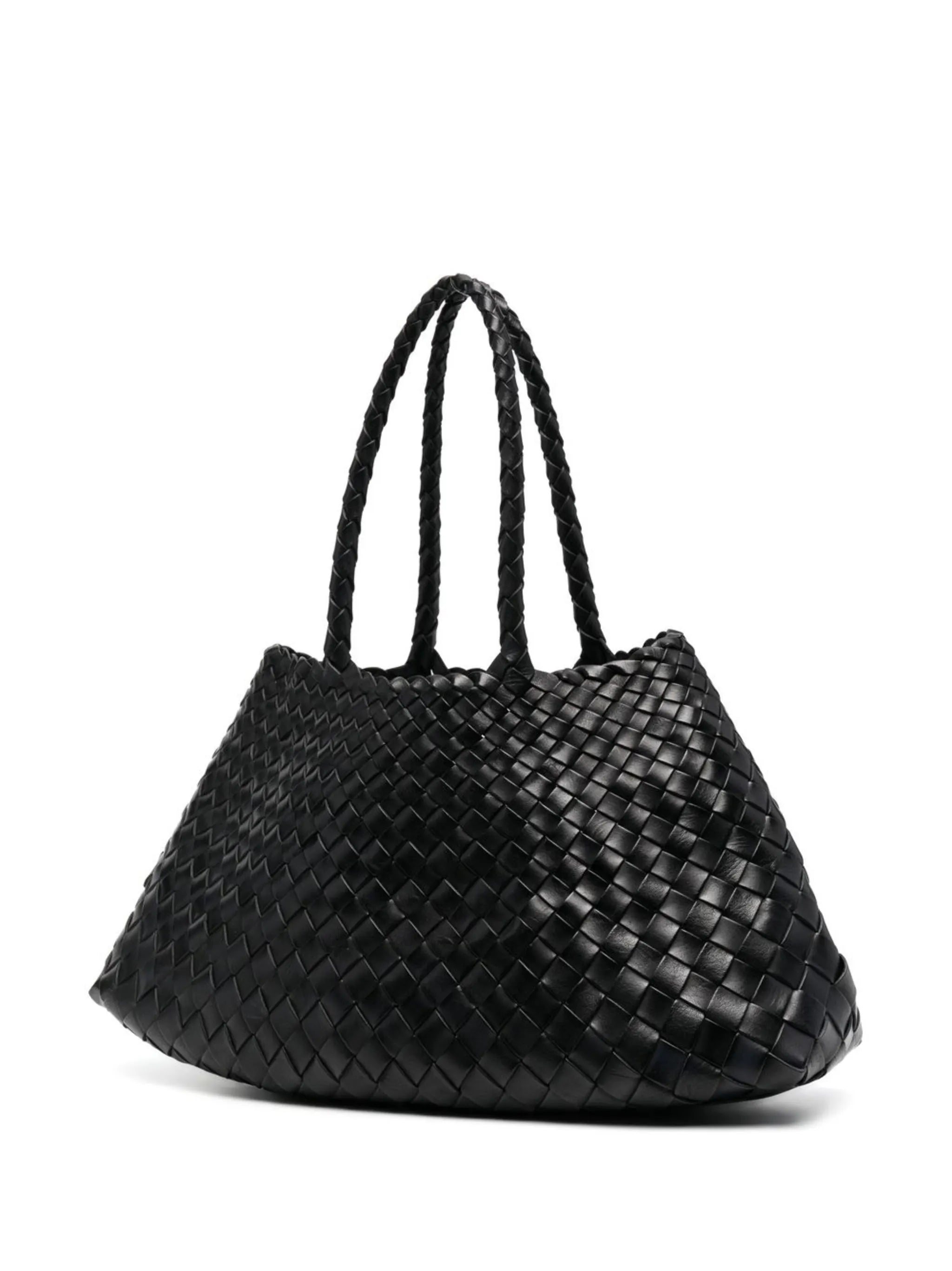 Santa Croce interwoven leather tote bag