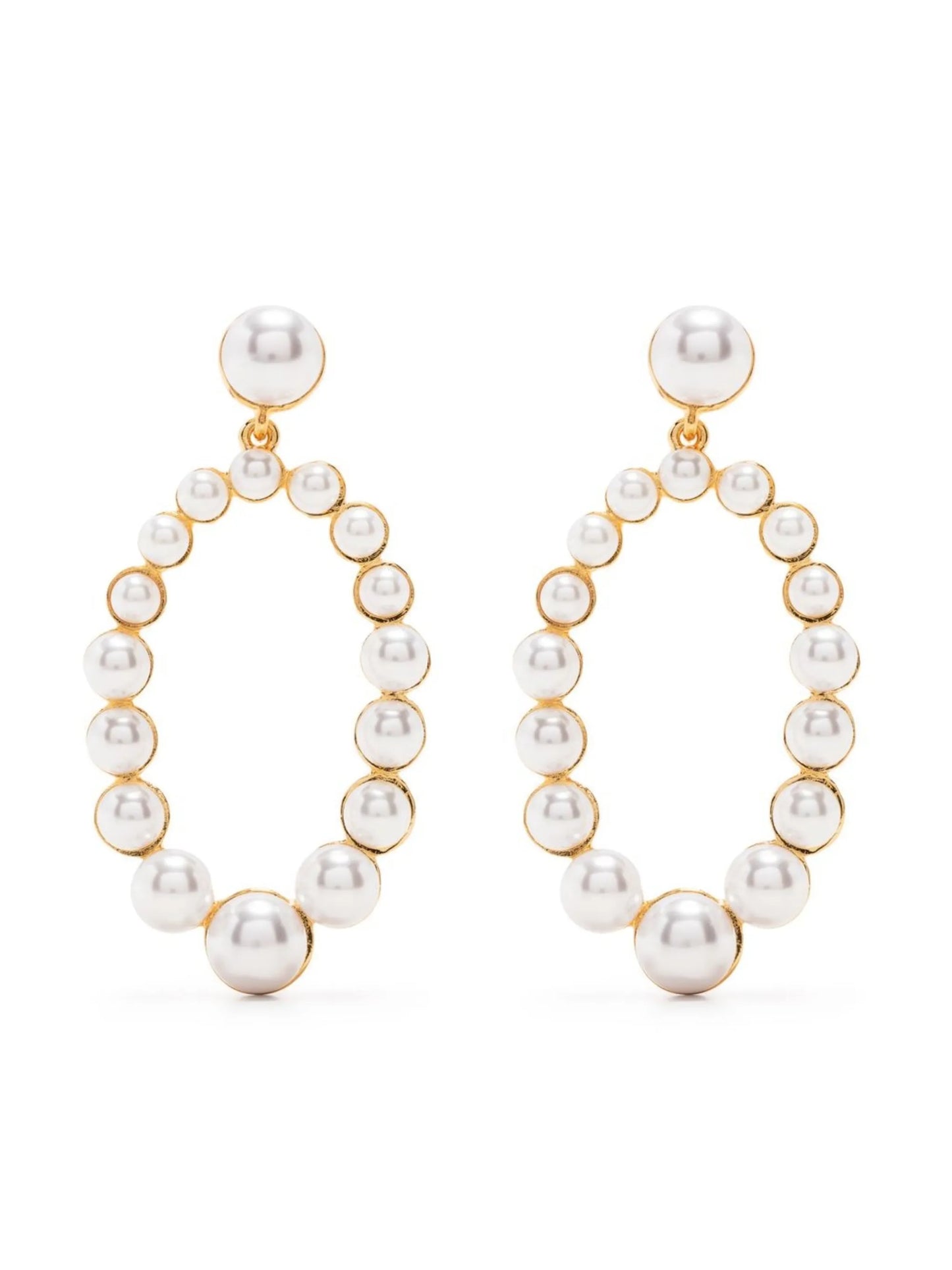 pearl drop earrings
