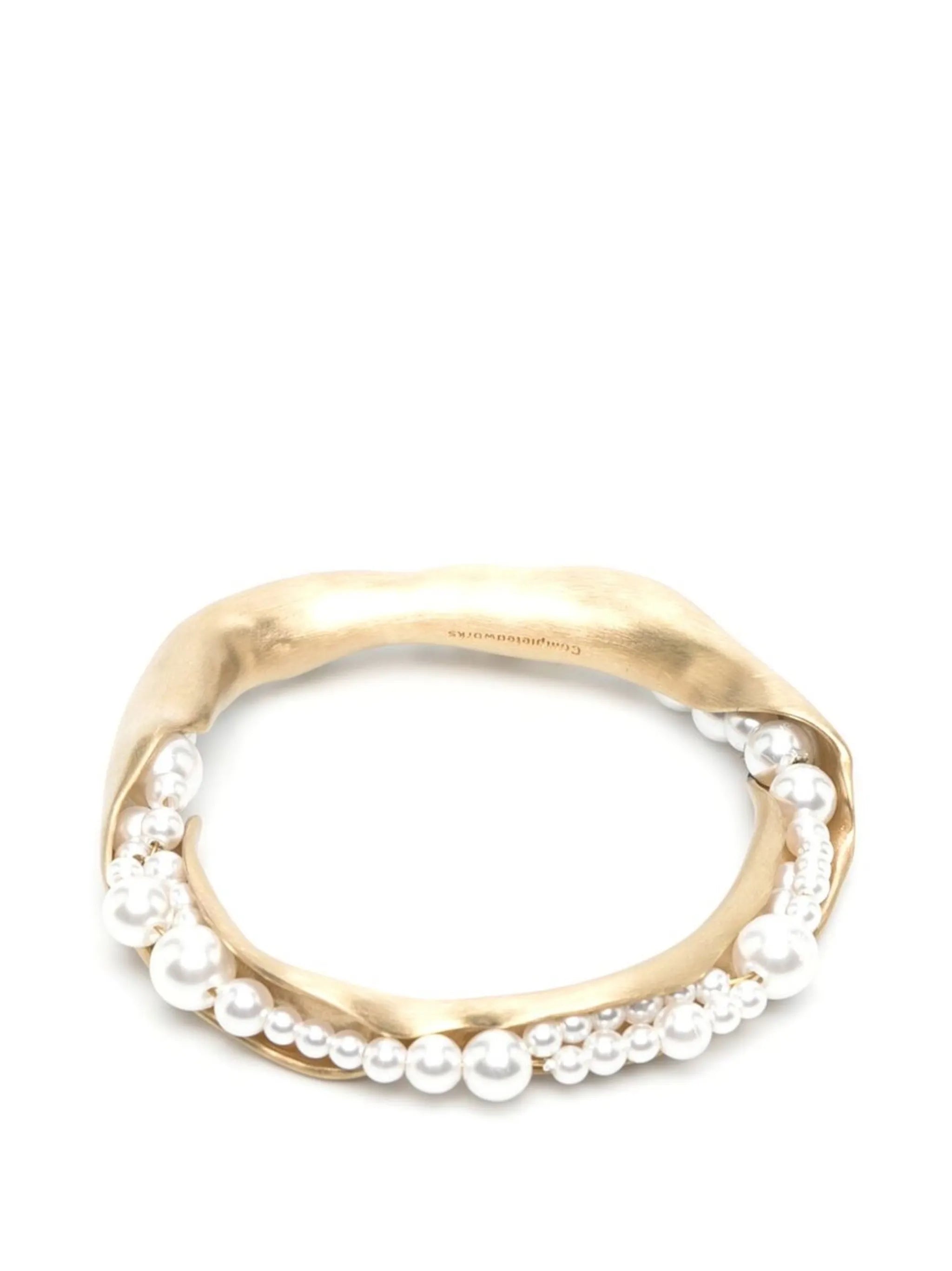 faux pearl-embellished napkin rings