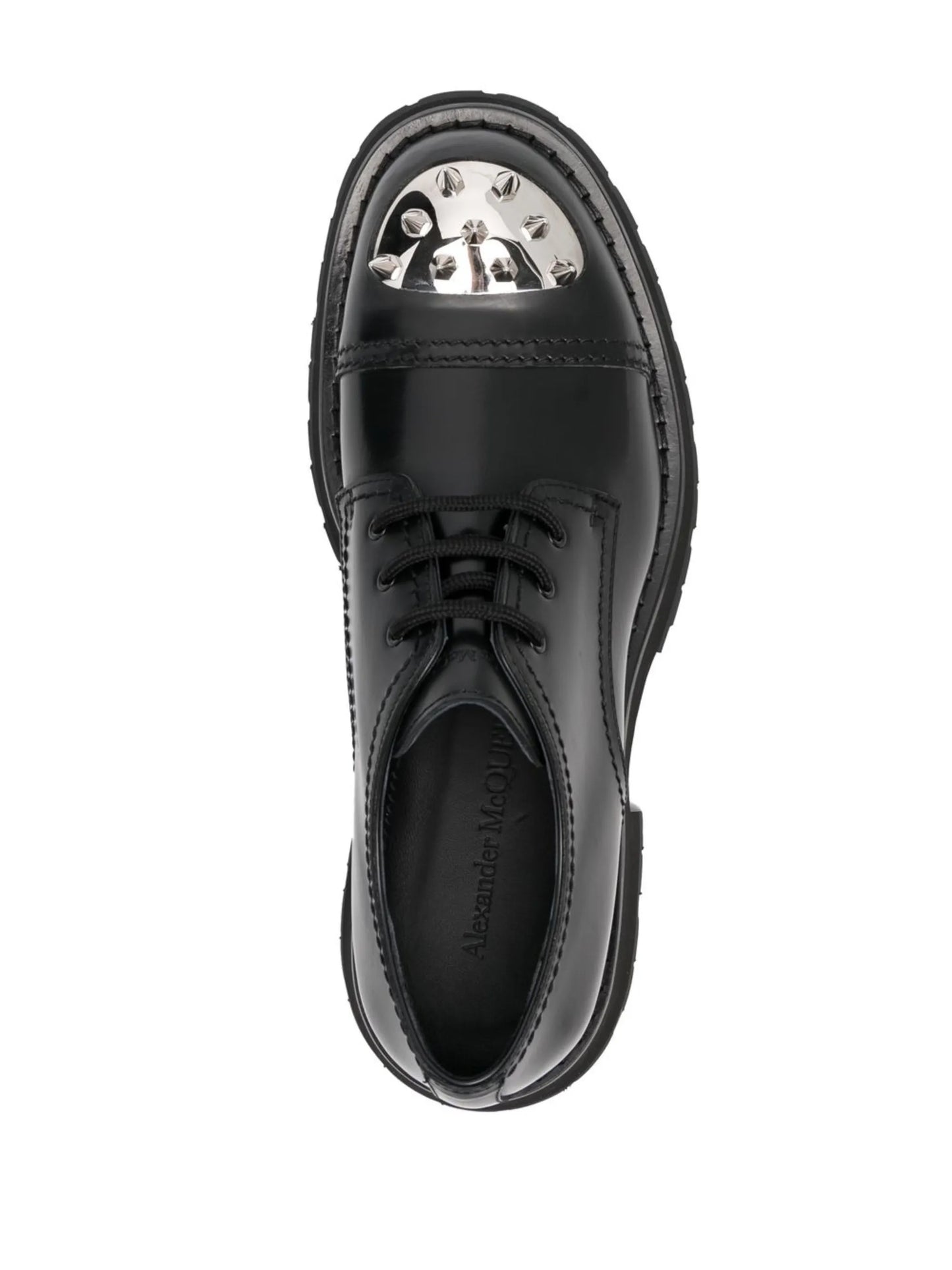 spike-stud Derby shoes