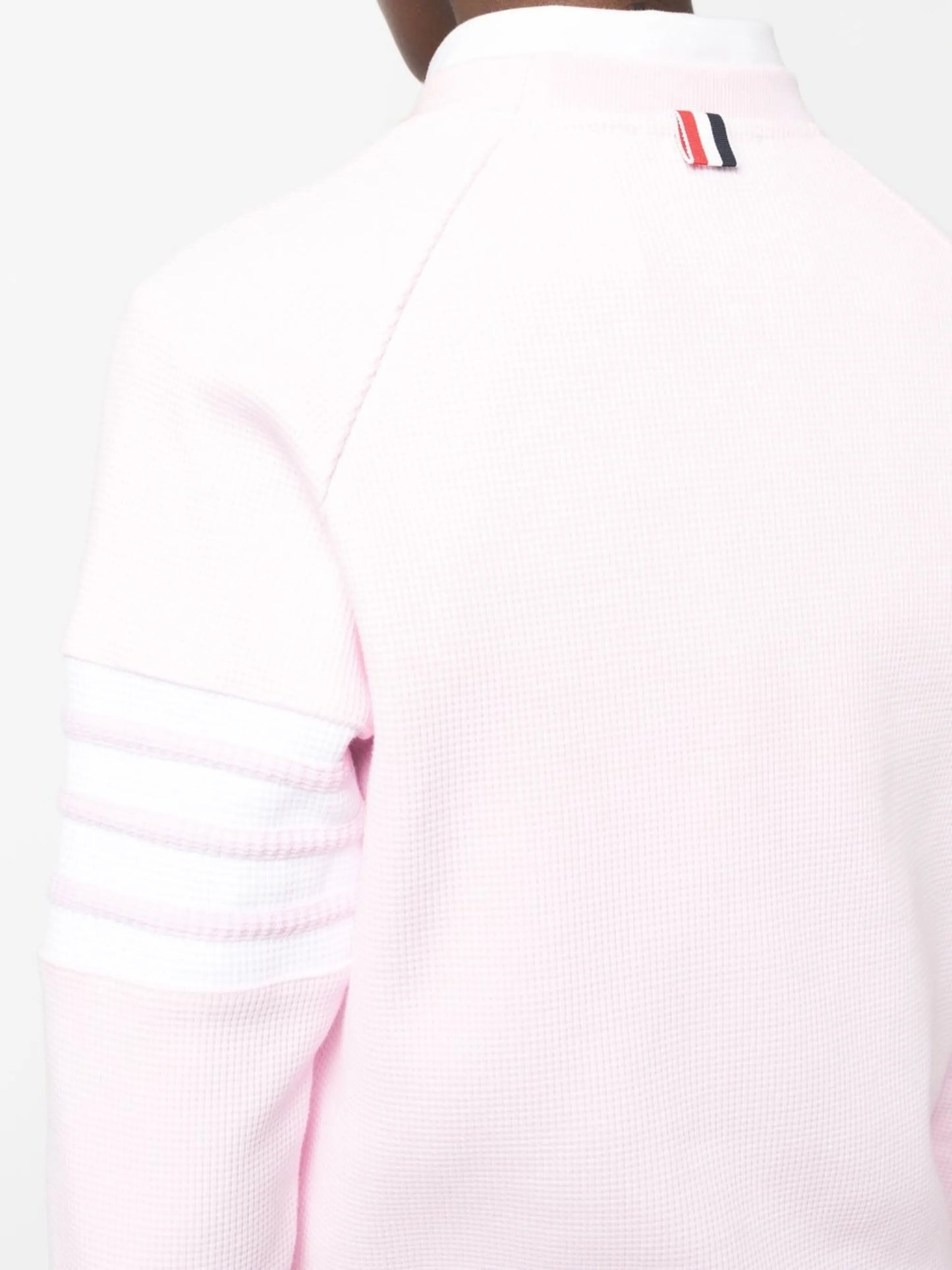 4-Bar stripe raglan-sleeve jumper