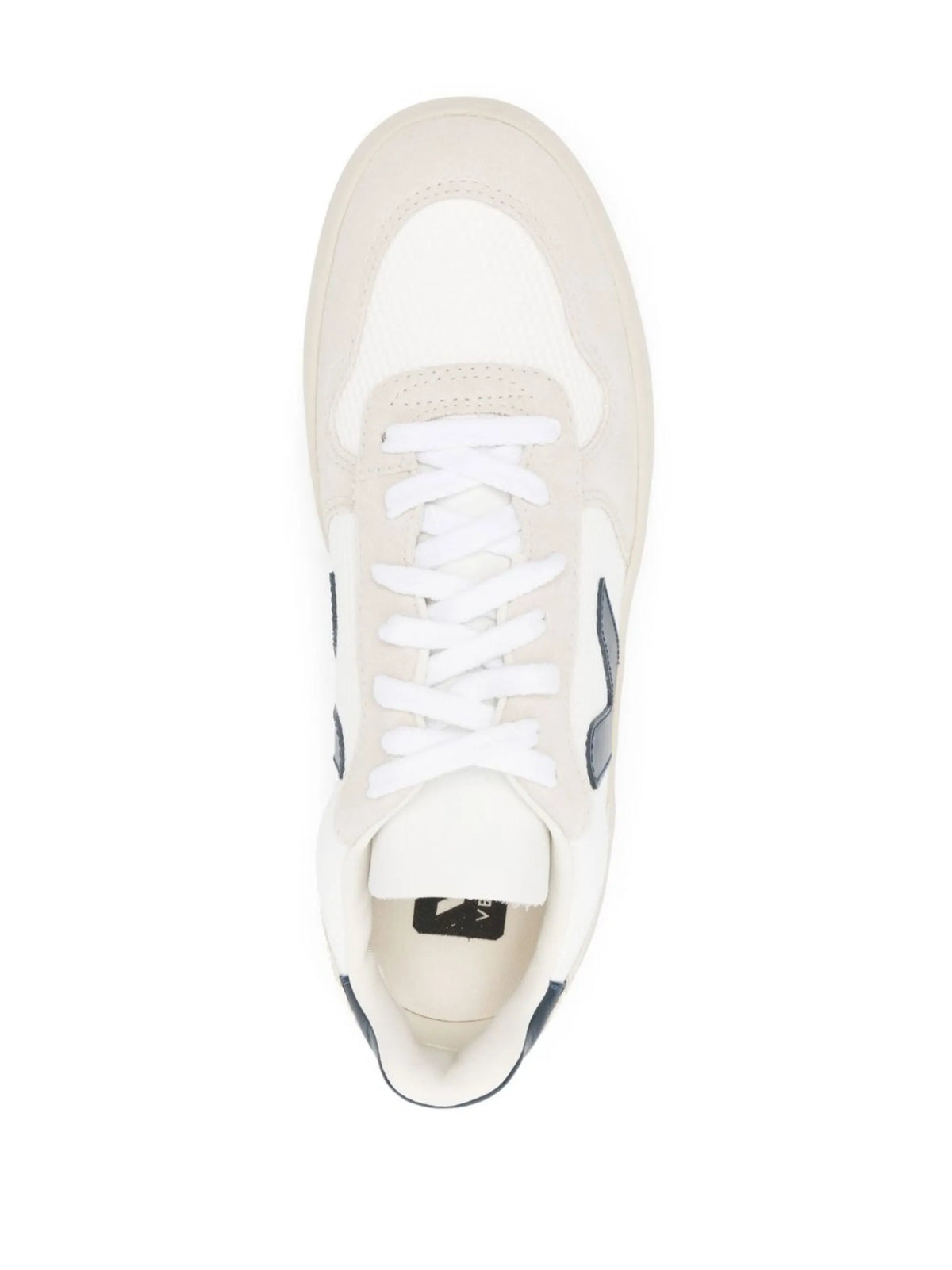 V-10 panelled lace-up sneakers