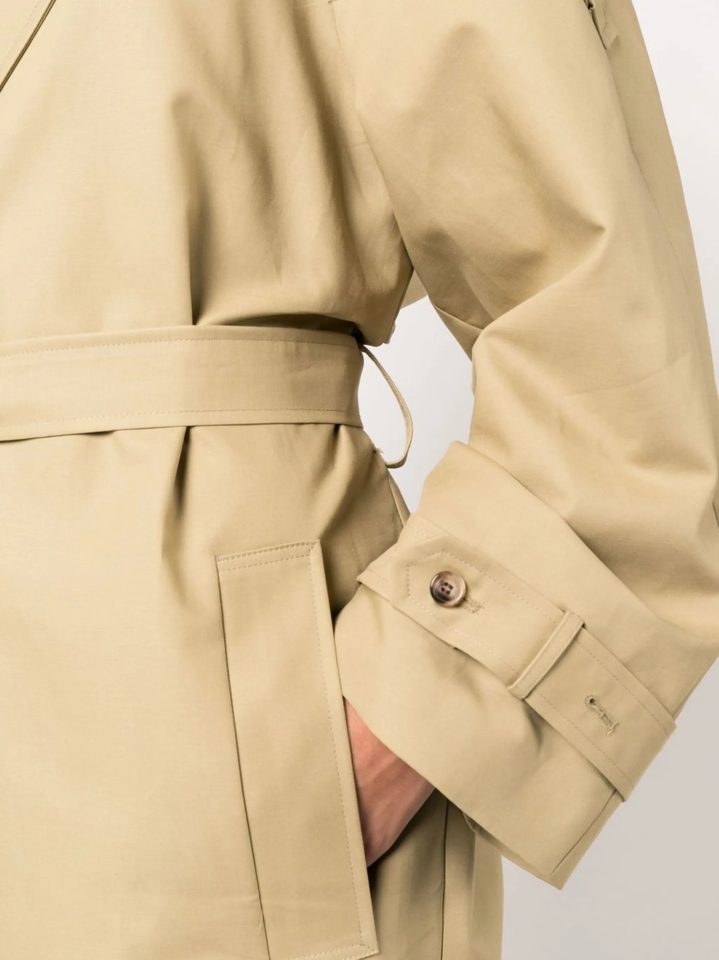 Suzanne long trench coat