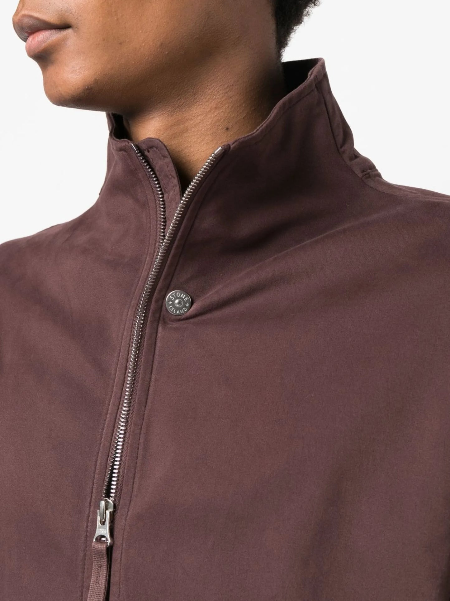 funnel-collar jacket
