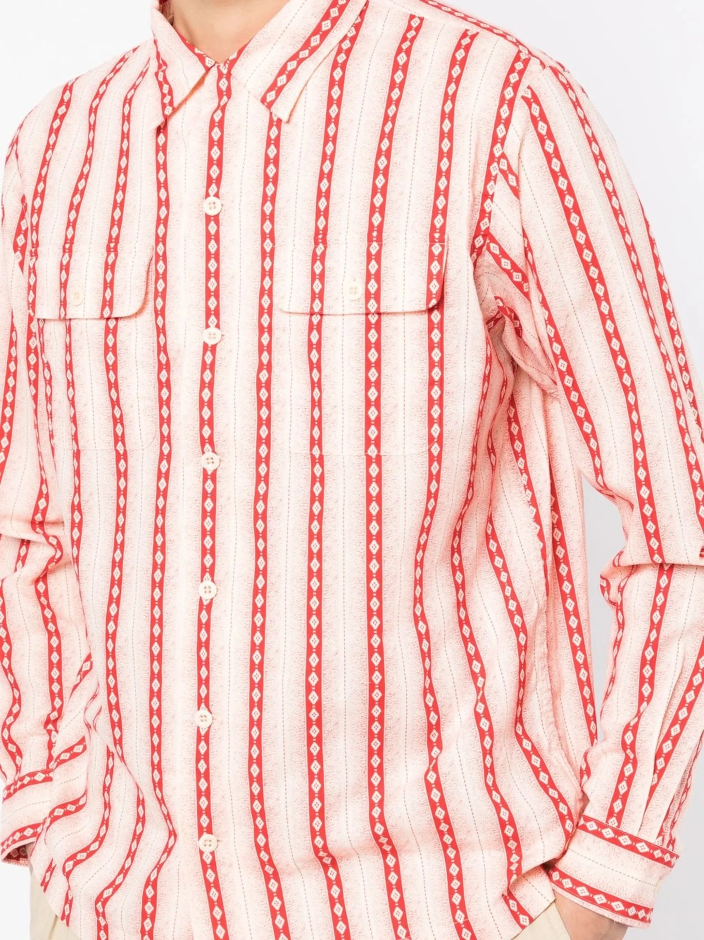 cotton-linen camp shirt