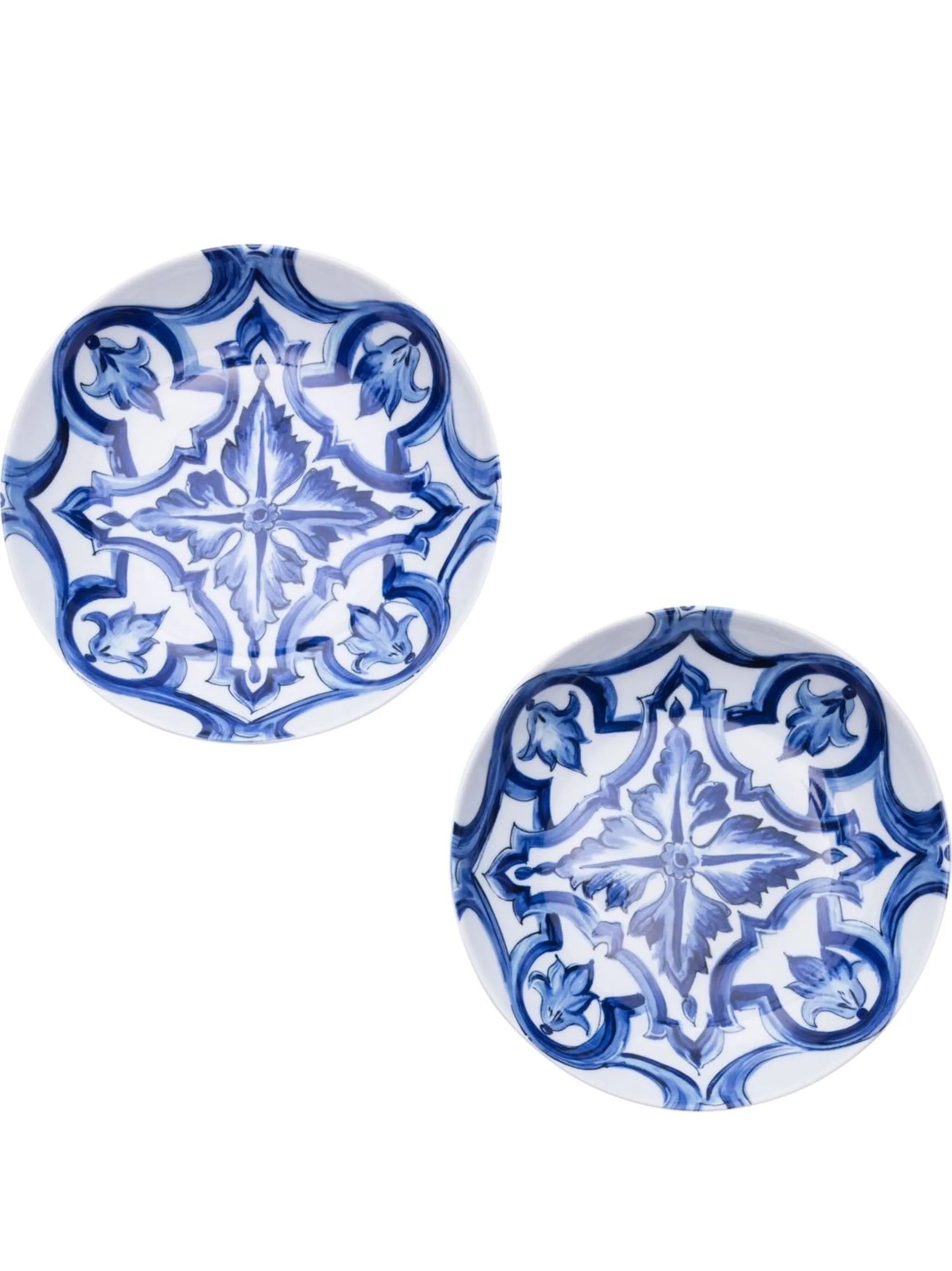 porcelain soup plates (set of 2)