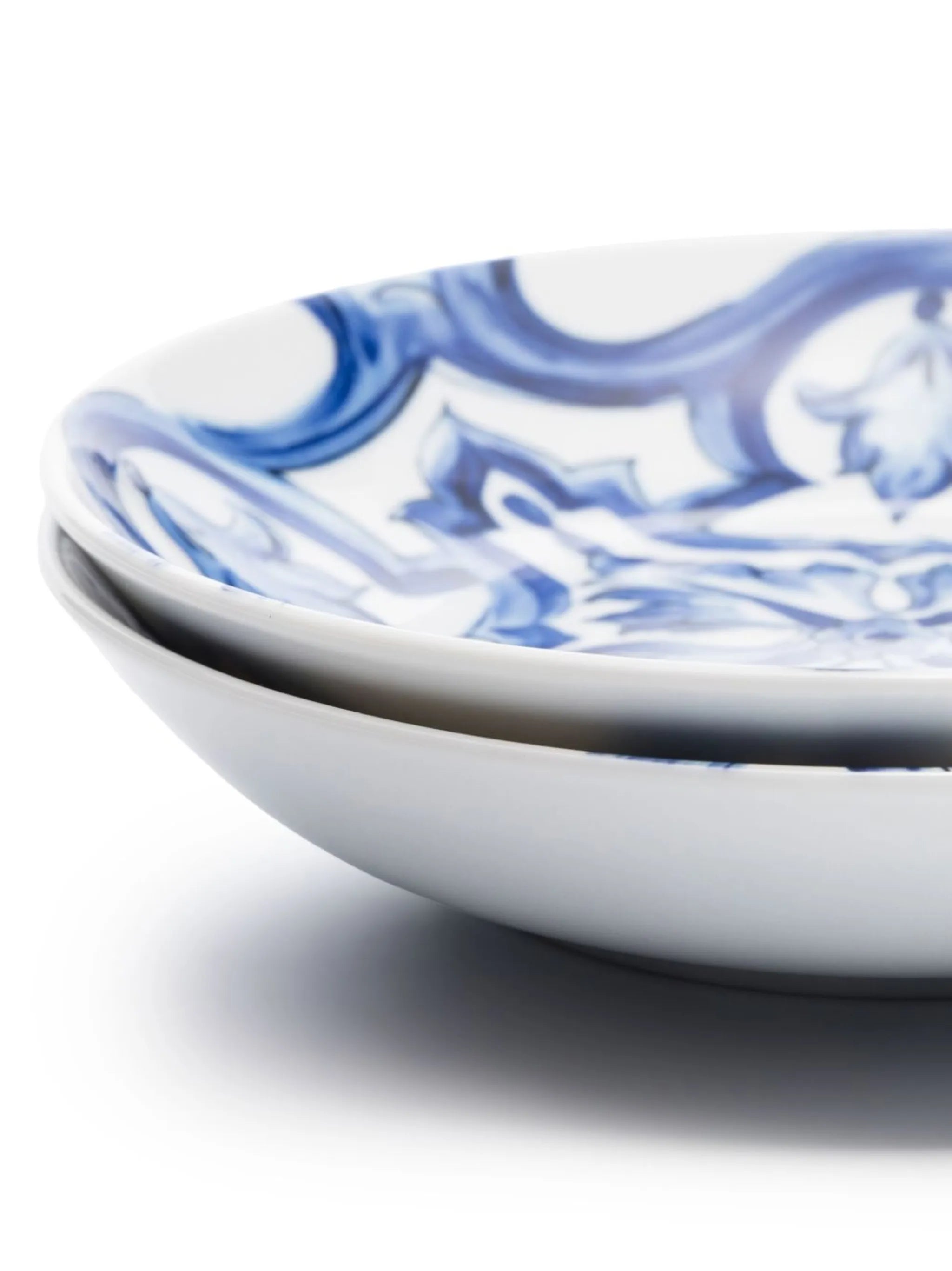 porcelain soup plates (set of 2)