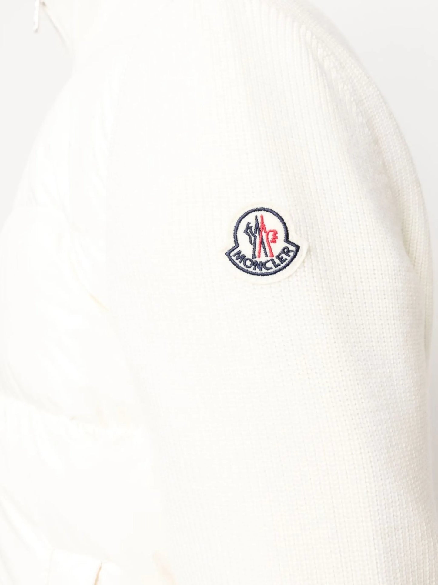 contrasting-sleeves padded jacket