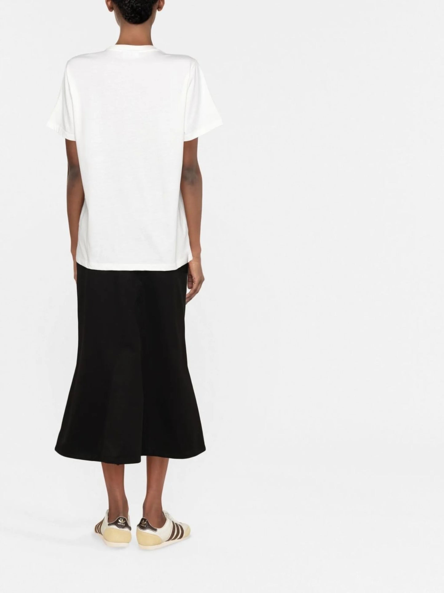 logo-print organic cotton T-shirt
