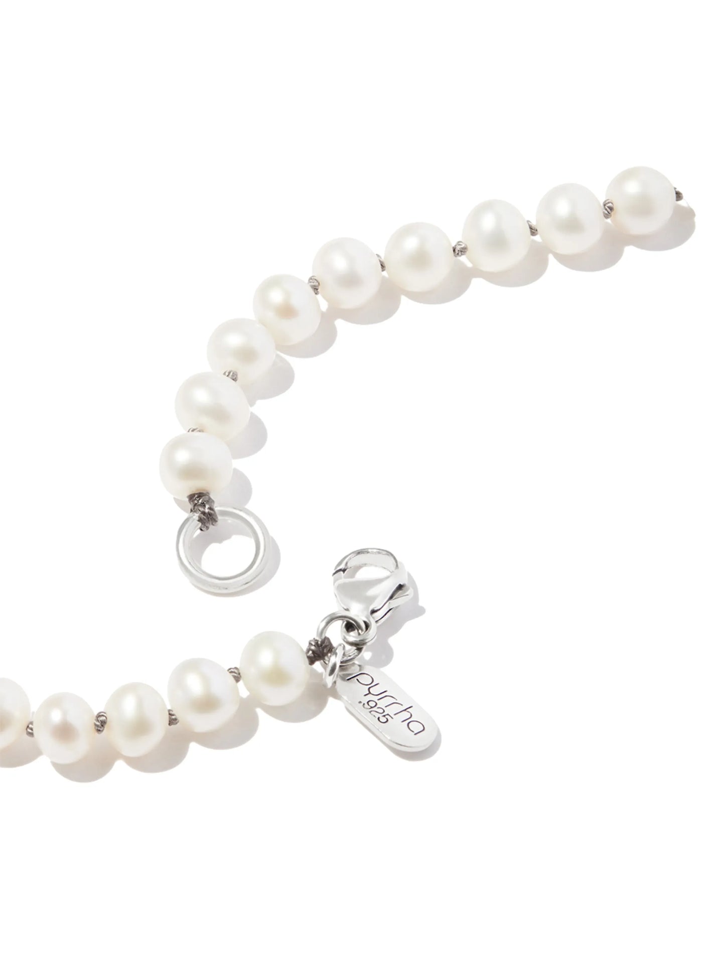 Direction pearl pendant necklace