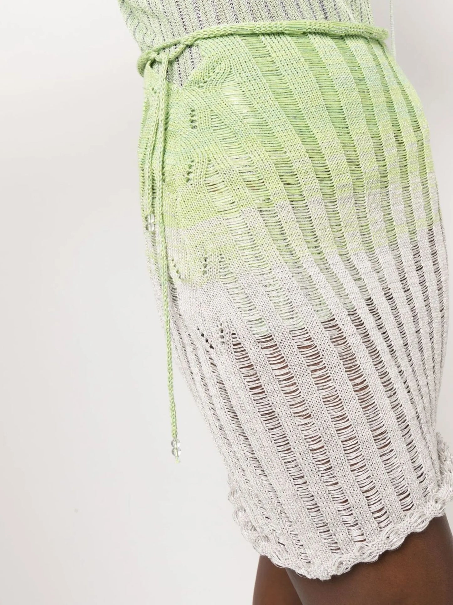 gradient-effect mini skirt