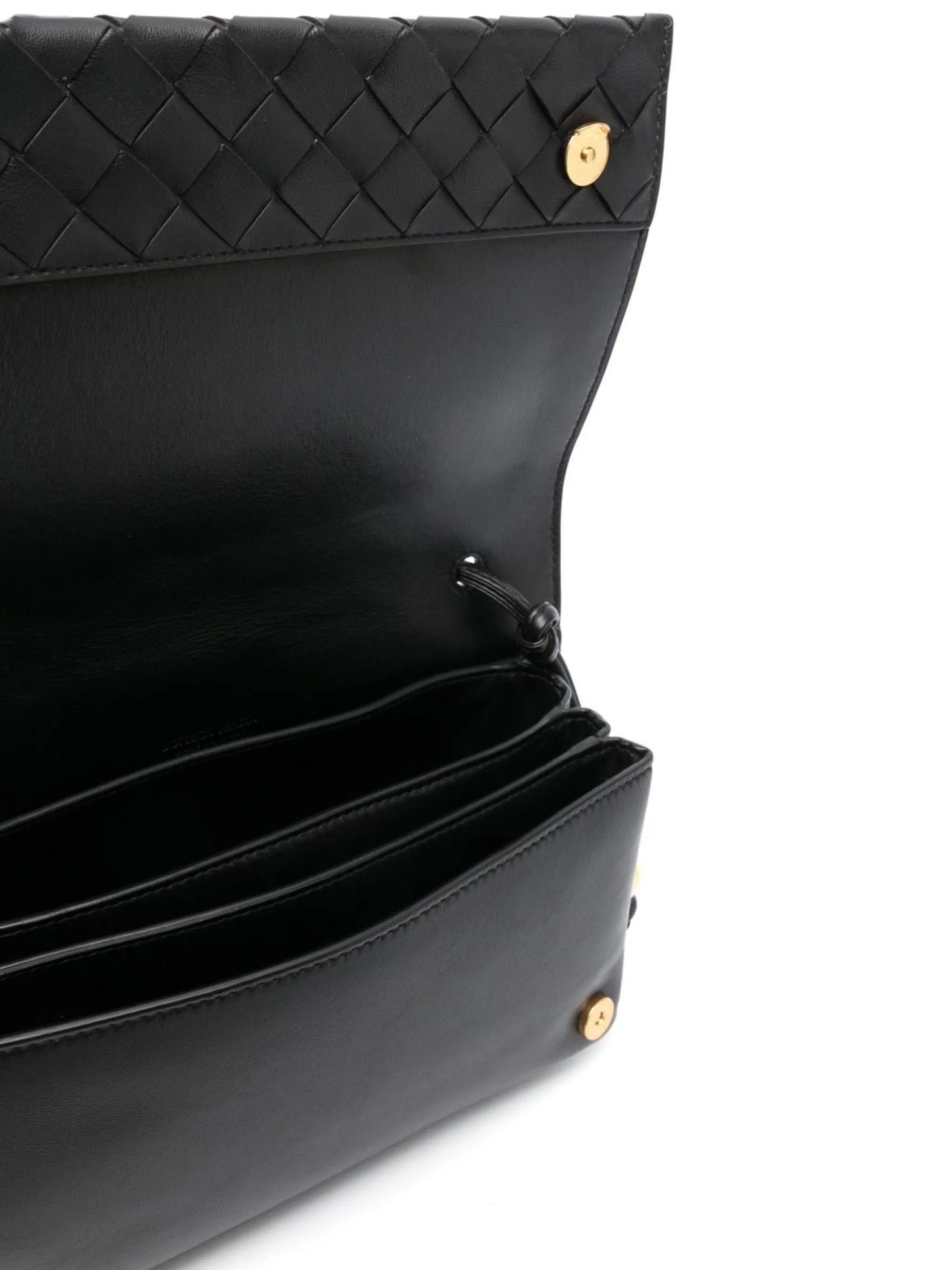 mini Intrecciatto leather shoulder bag