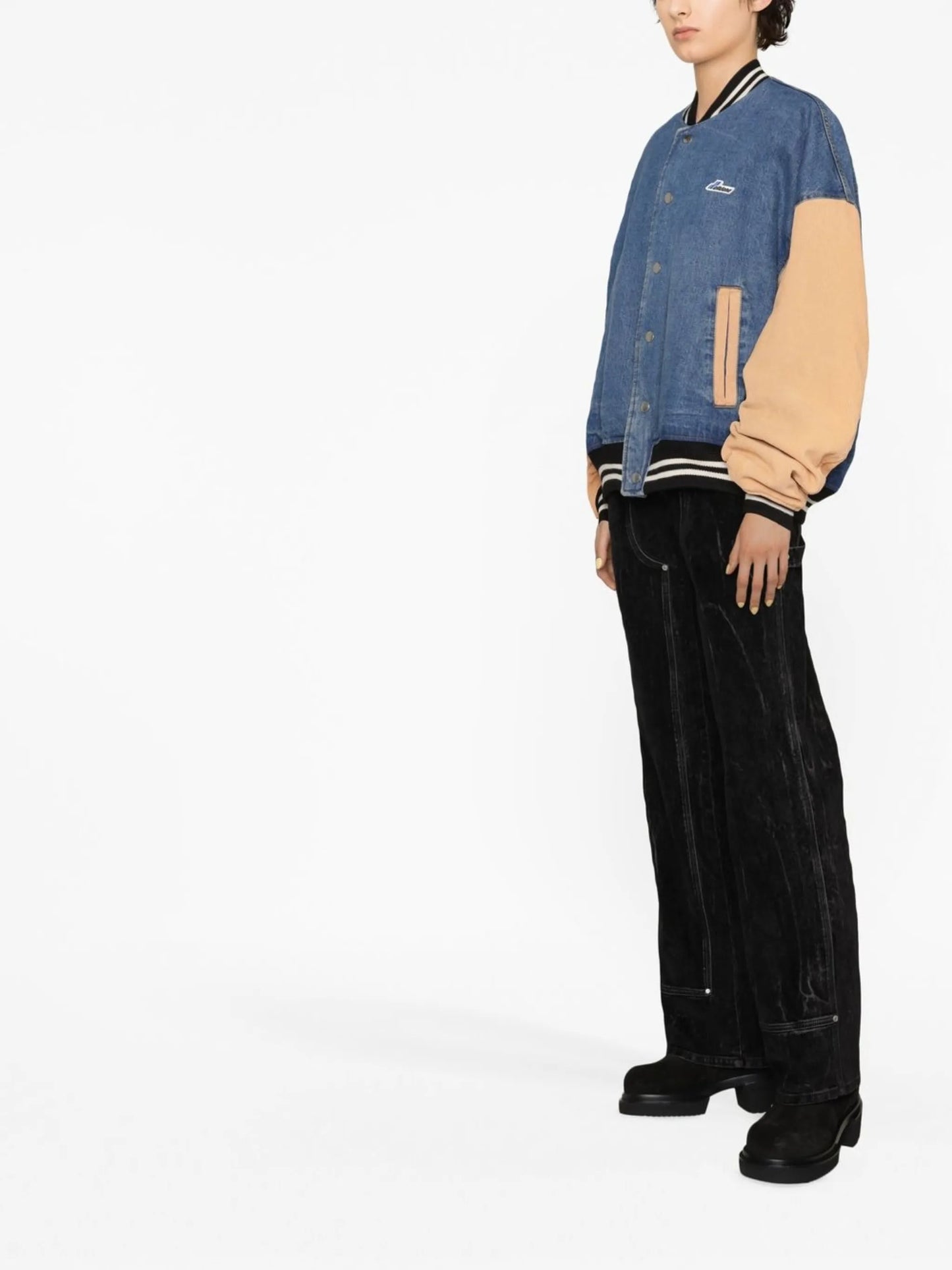 denim varsity jacket