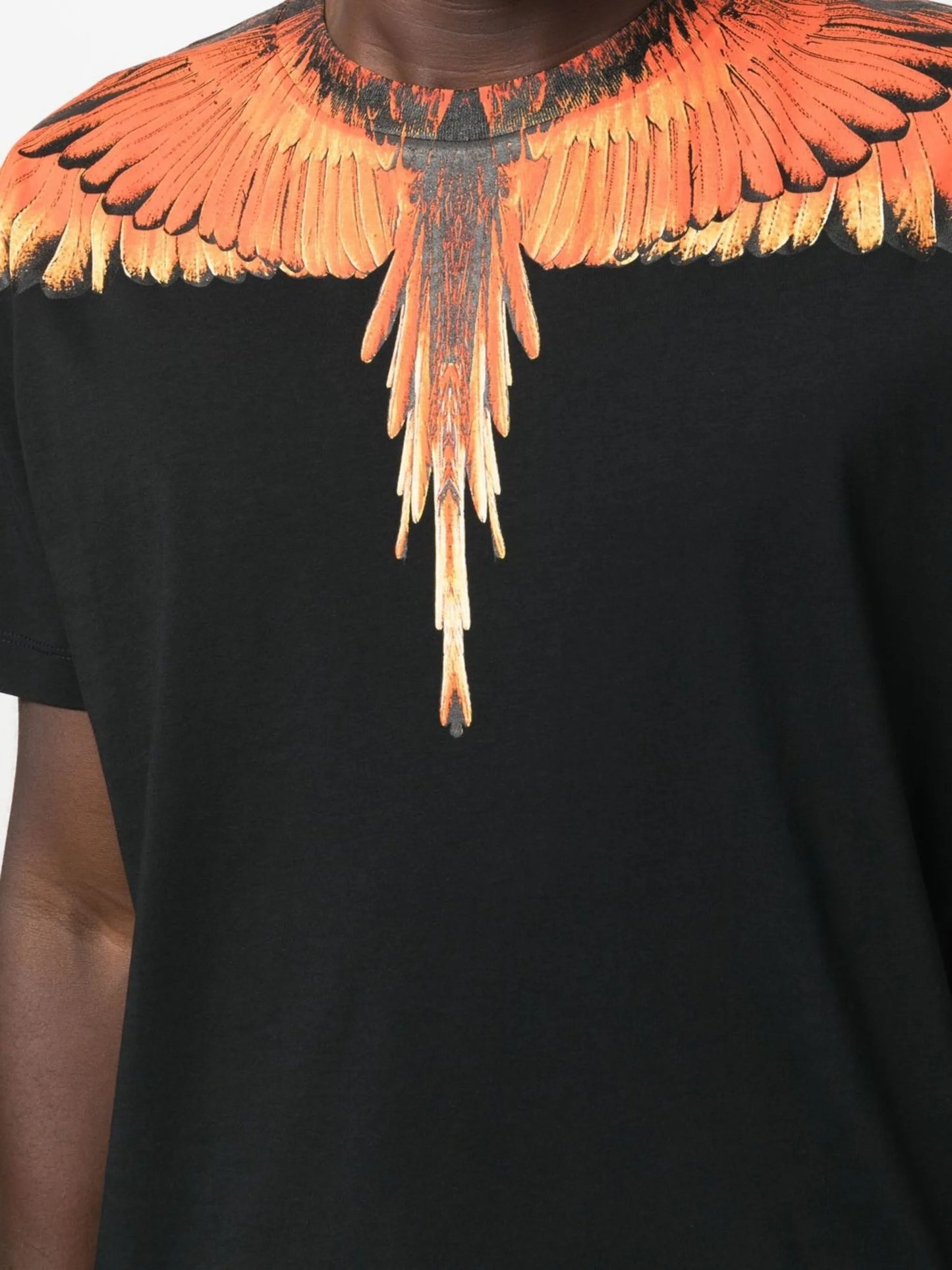 Wings print cotton T-shirt