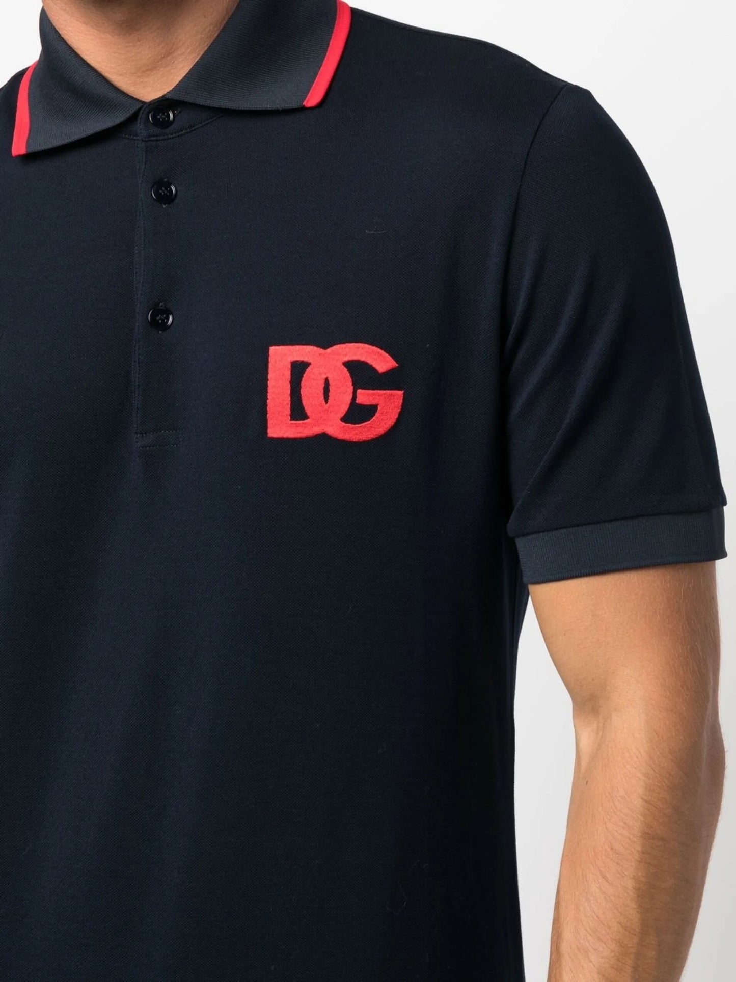 logo print polo shirt