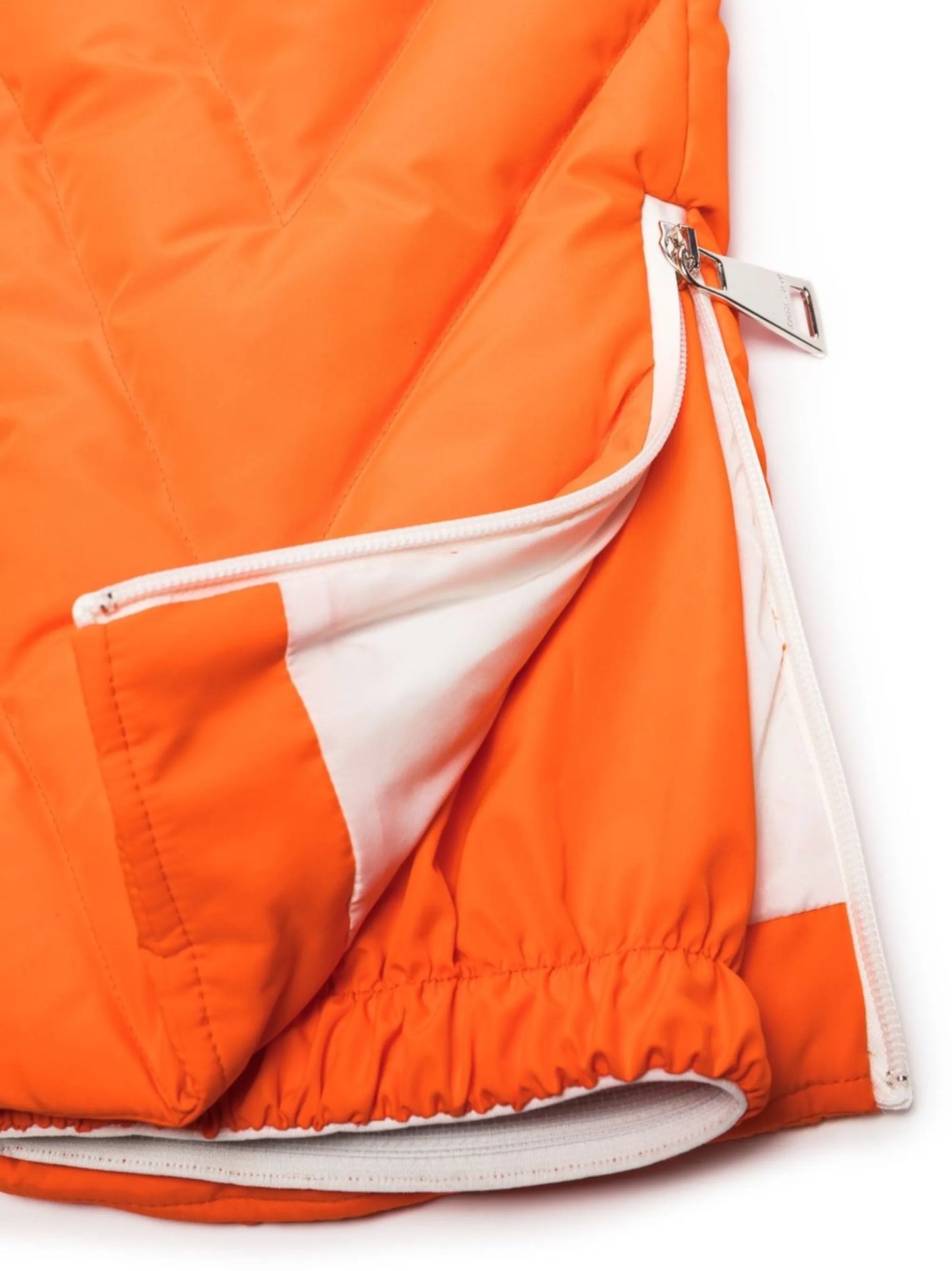 chevron quilted ski trousers