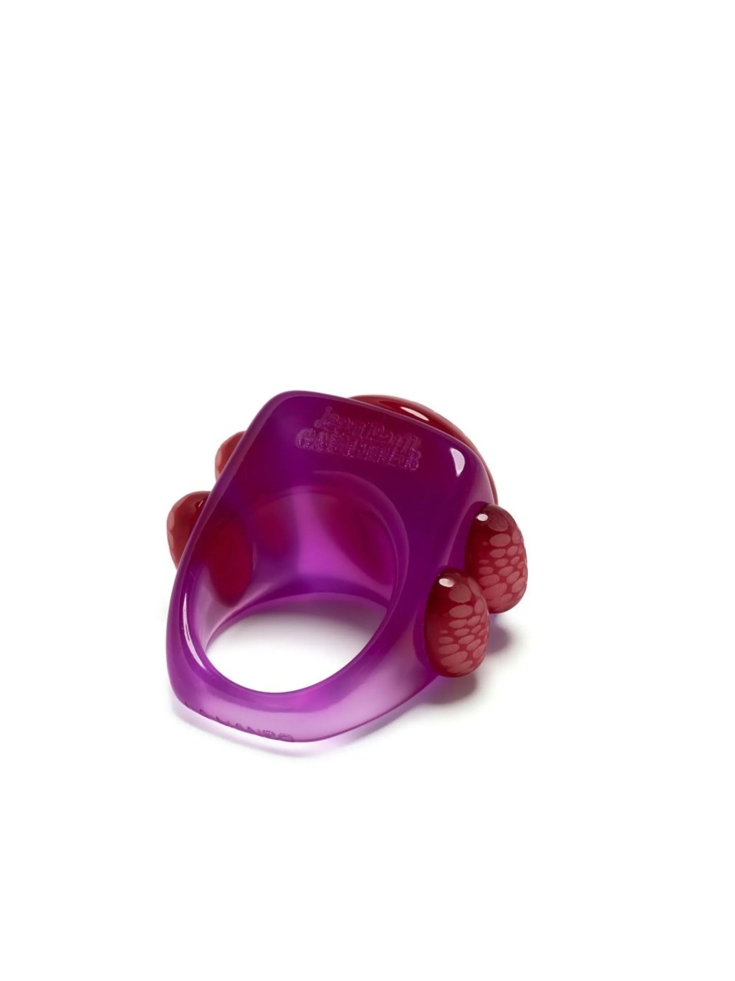 x La Manso square cocktail ring